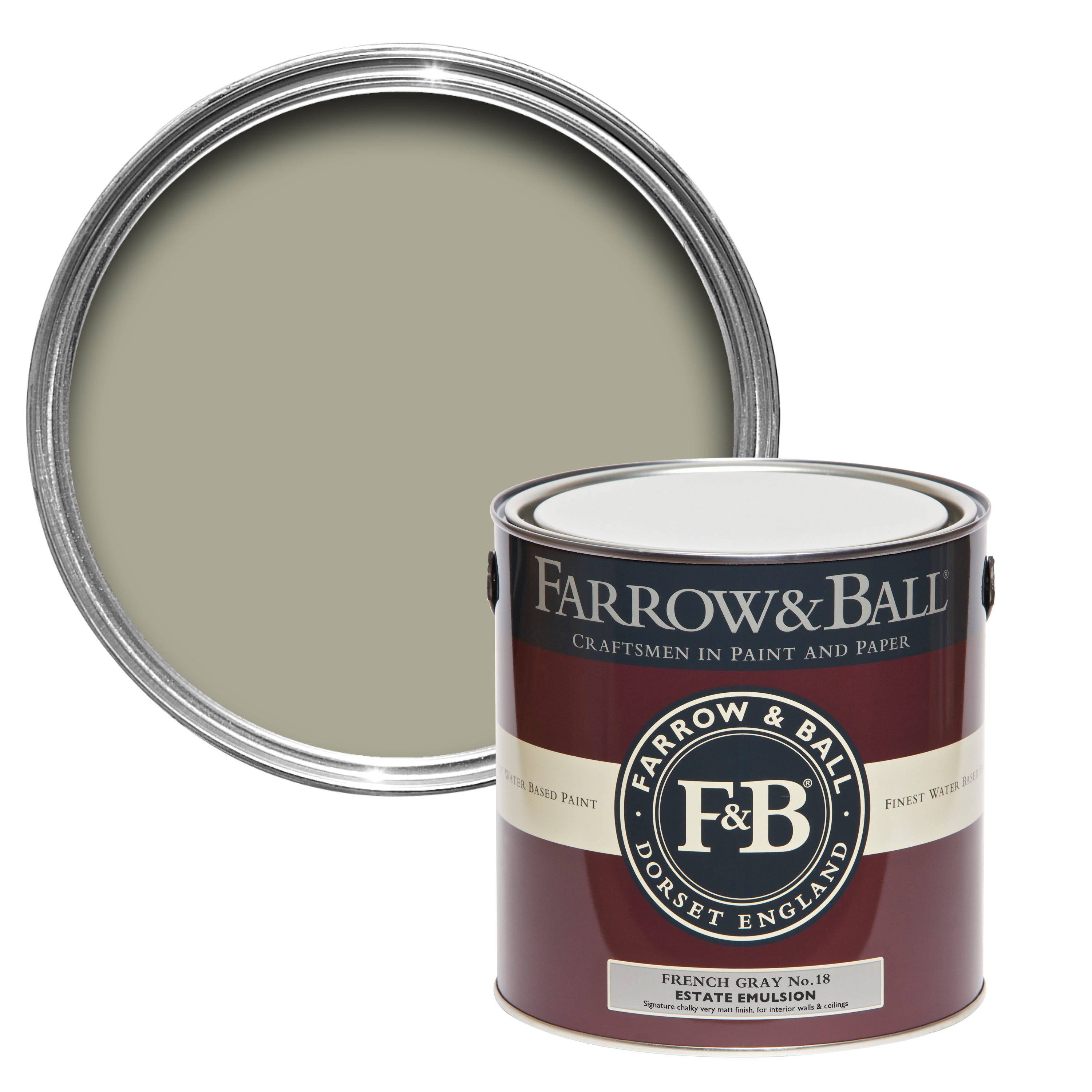 Farrow and Ball's French Gray No.18