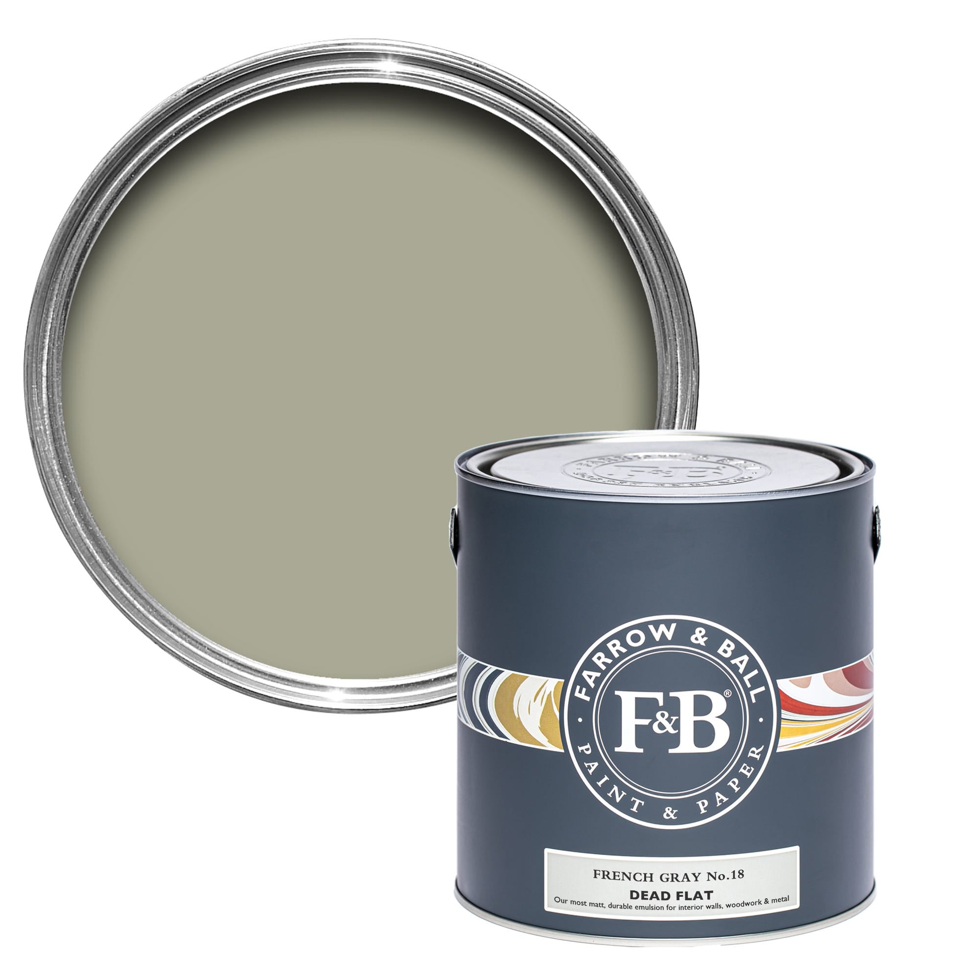 Farrow and Ball's French Gray No.18