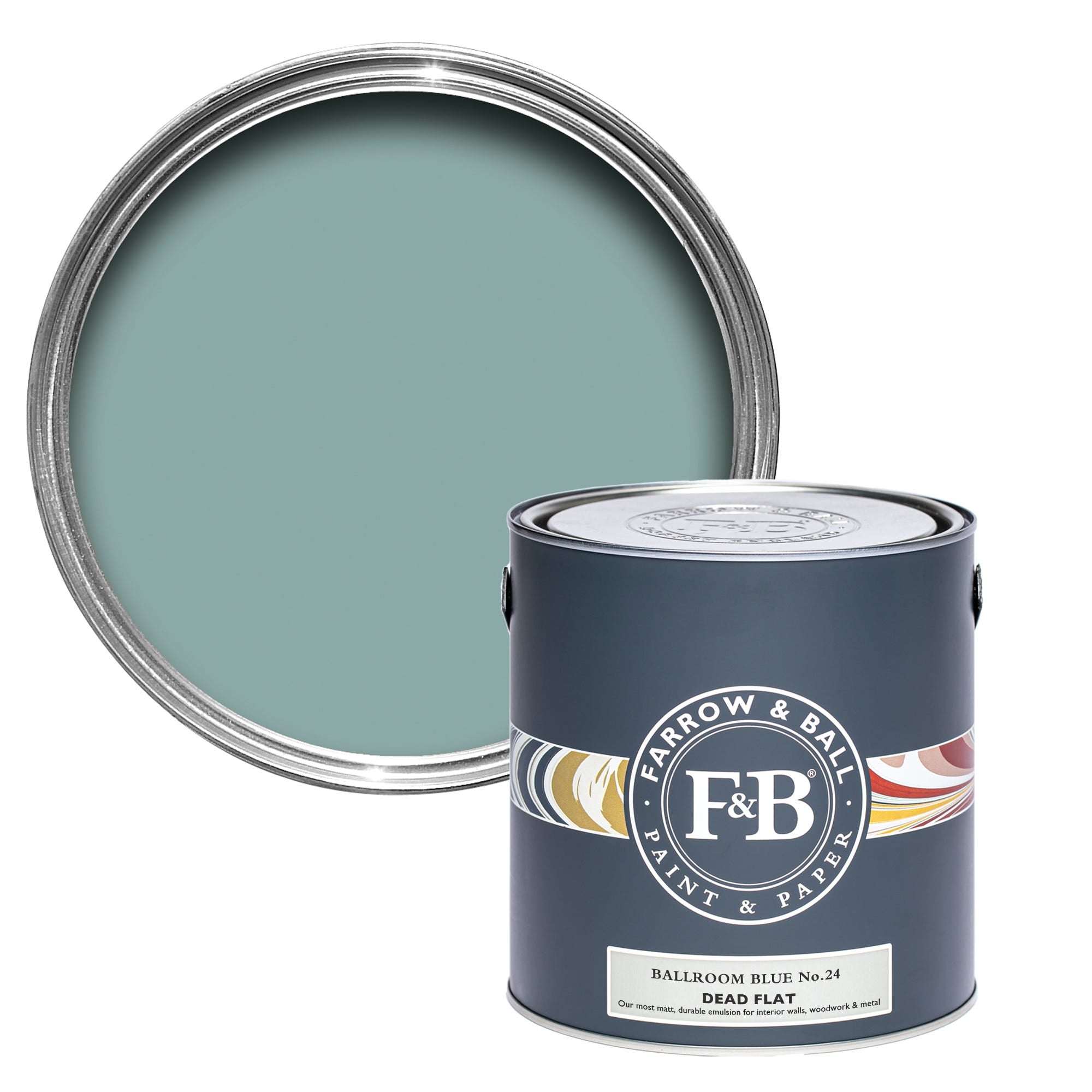 Farrow and Ball's Ballroom Blue No.24