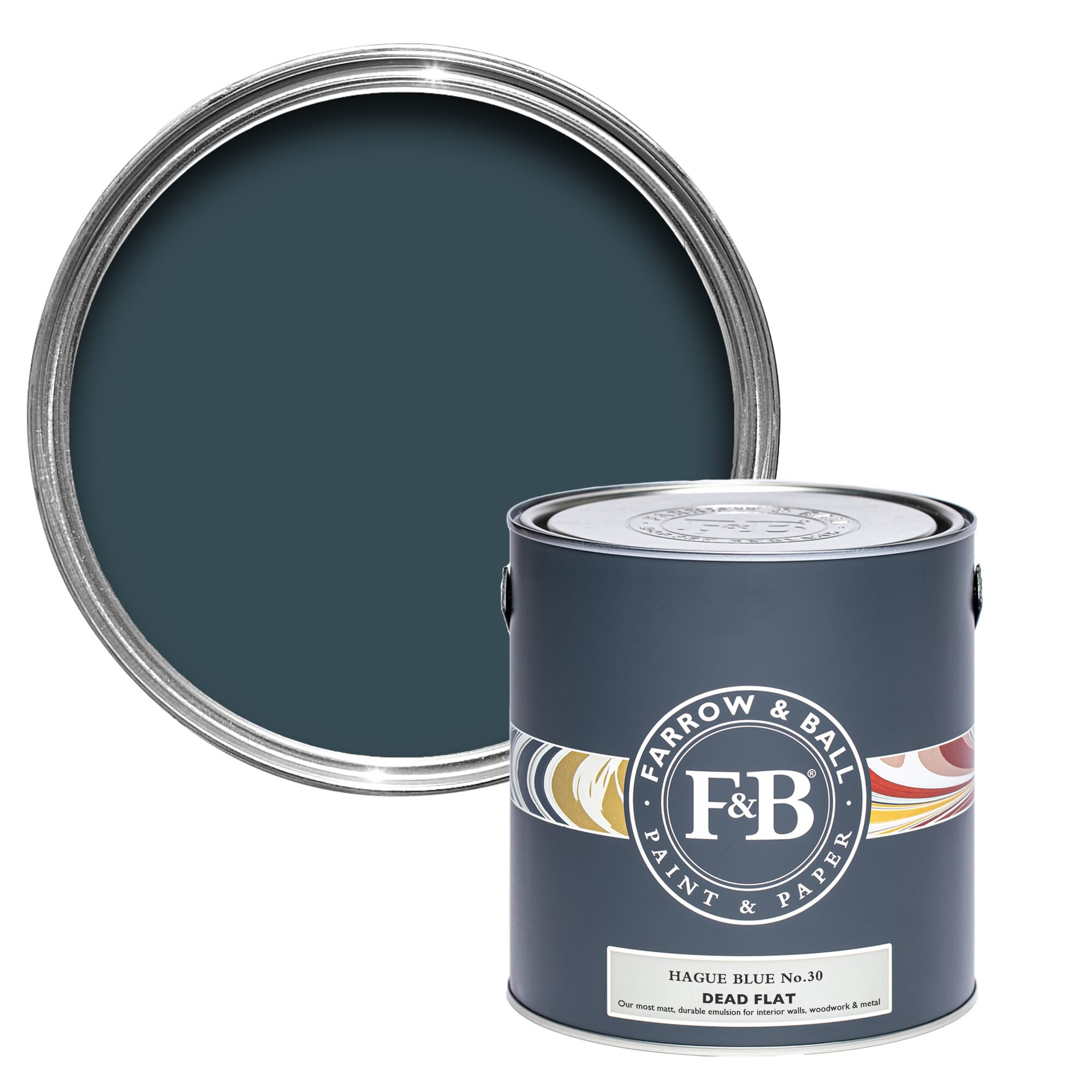 Farrow and Ball's Hague Blue No.30