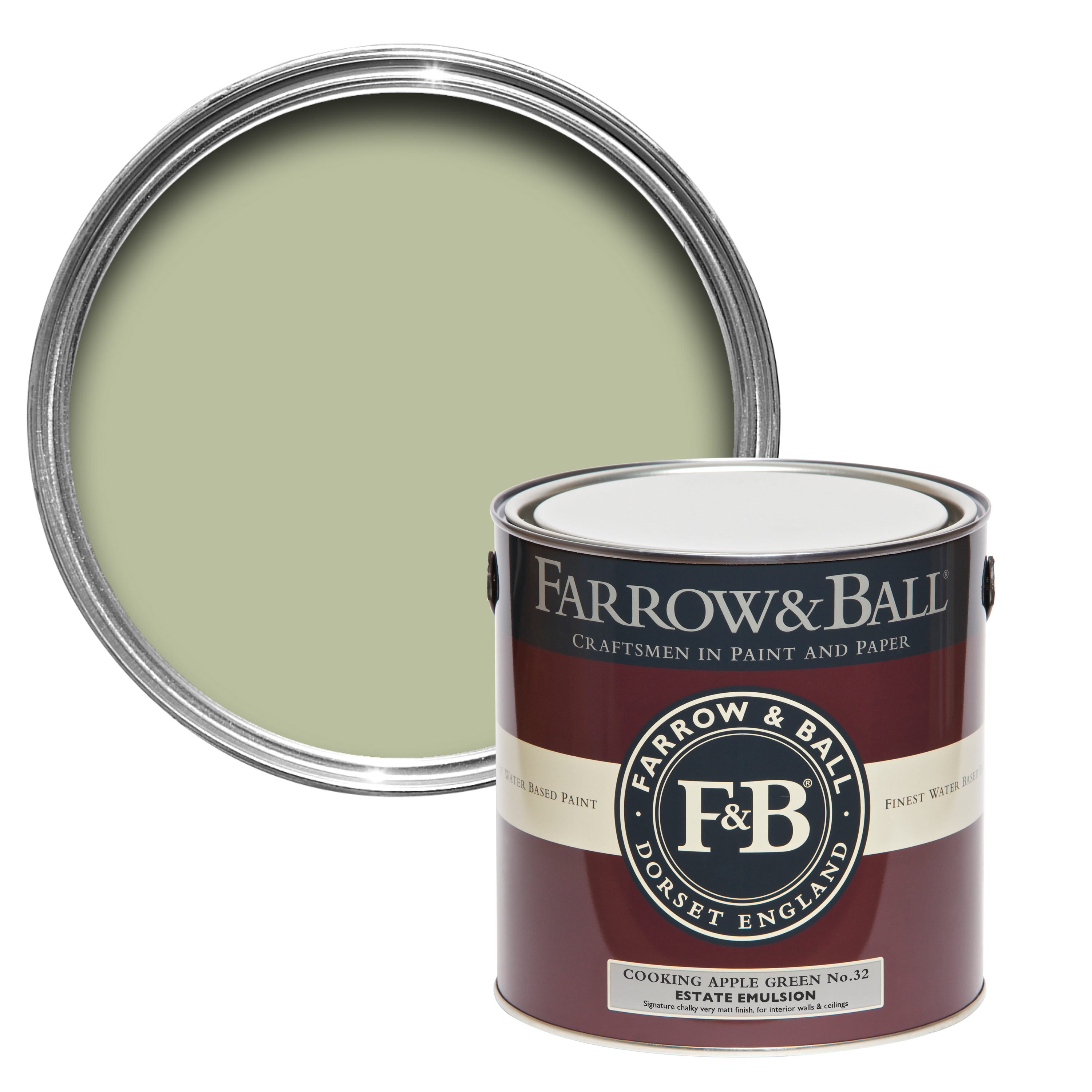 Farrow and Ball's Cooking Apple Green No.32