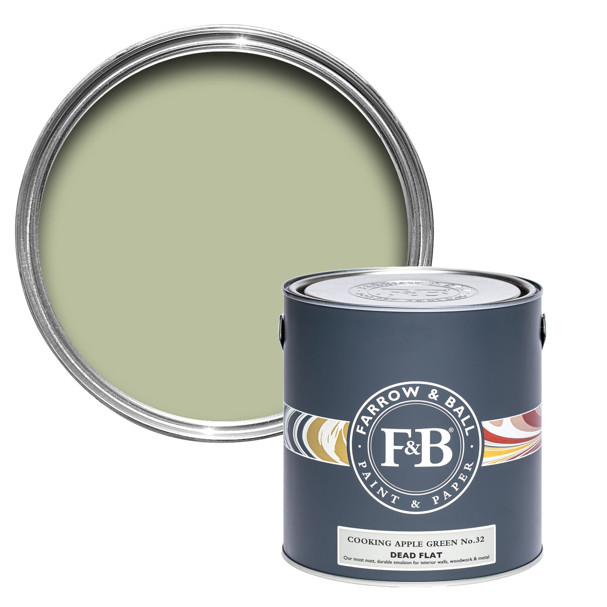 Farrow and Ball's Cooking Apple Green No.32