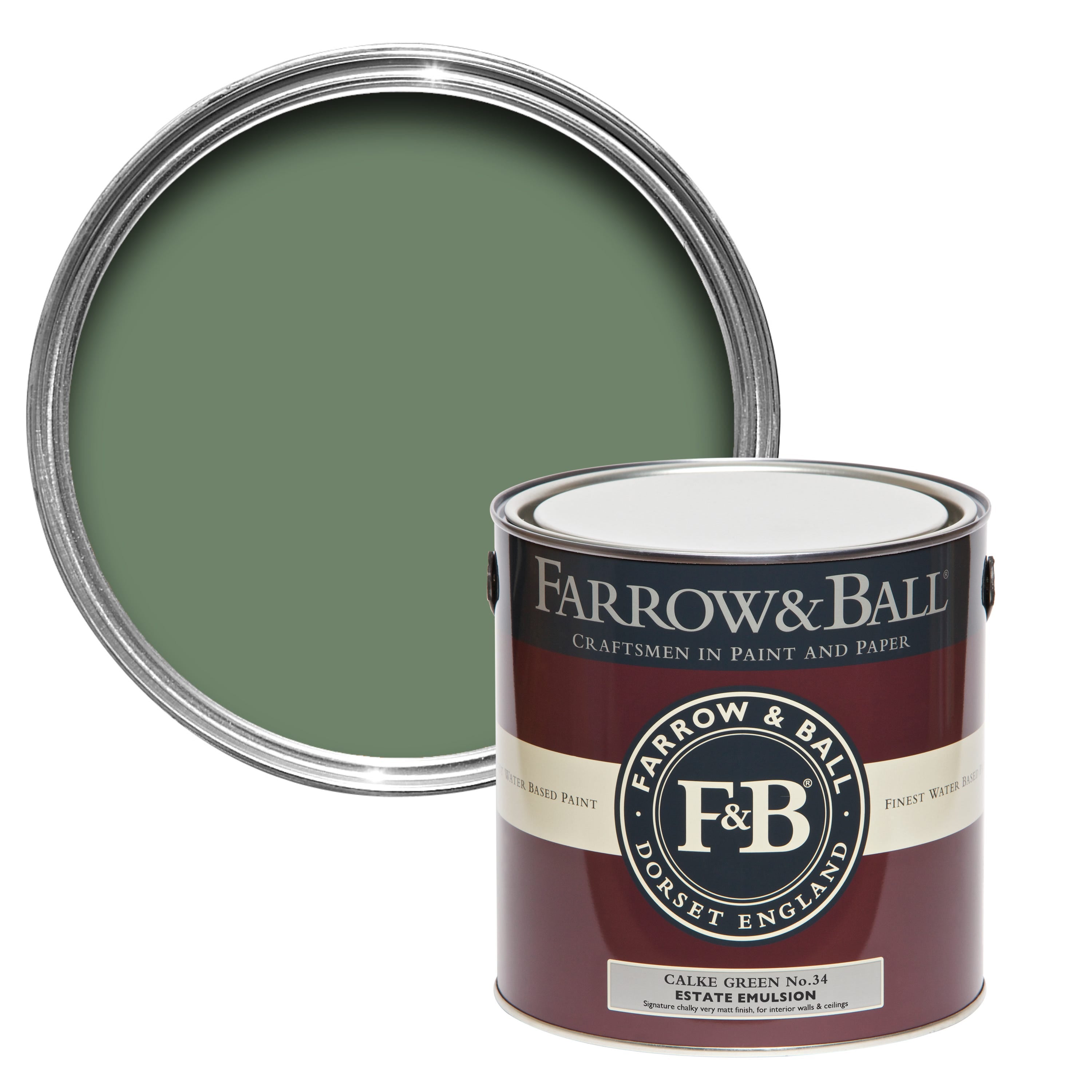 Farrow and Ball's Calke Green No.34