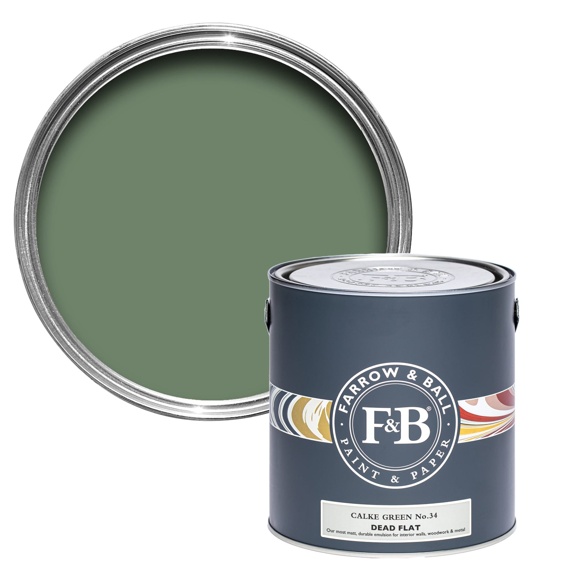 Farrow and Ball's Calke Green No.34