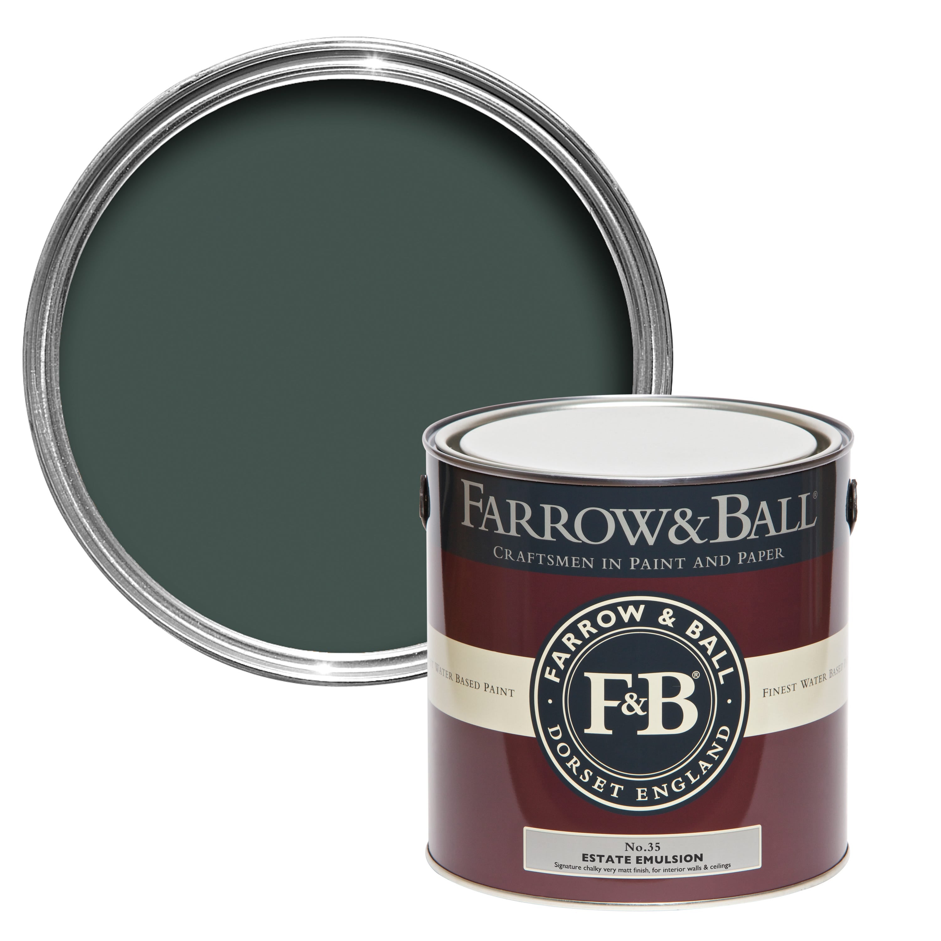 Farrow and Ball's Chine Green No.35