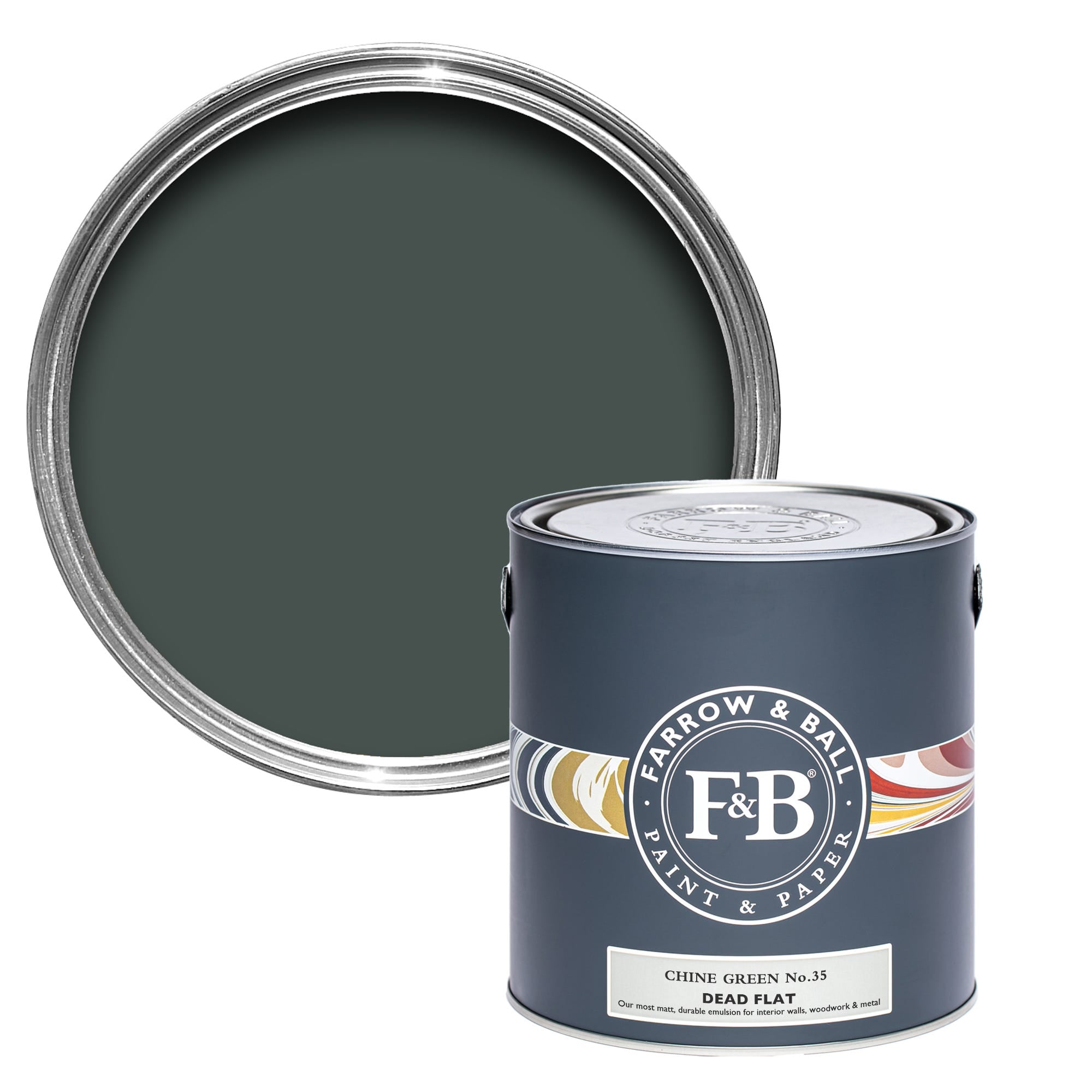 Farrow and Ball's Chine Green No.35