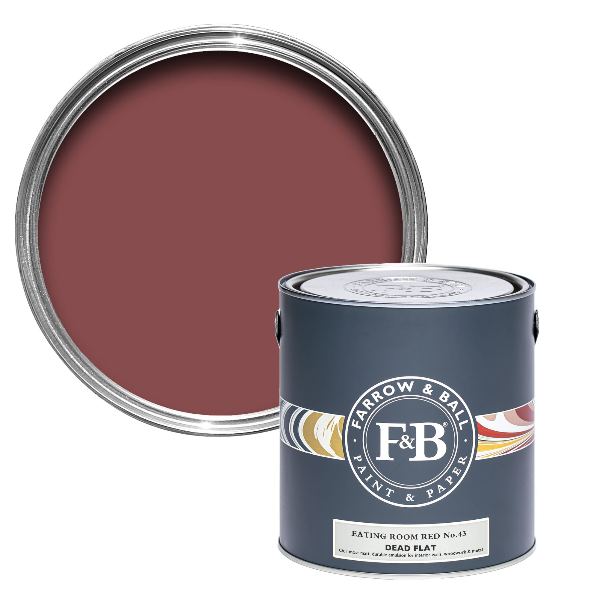 Farrow and Ball's Eating Room Red No.43