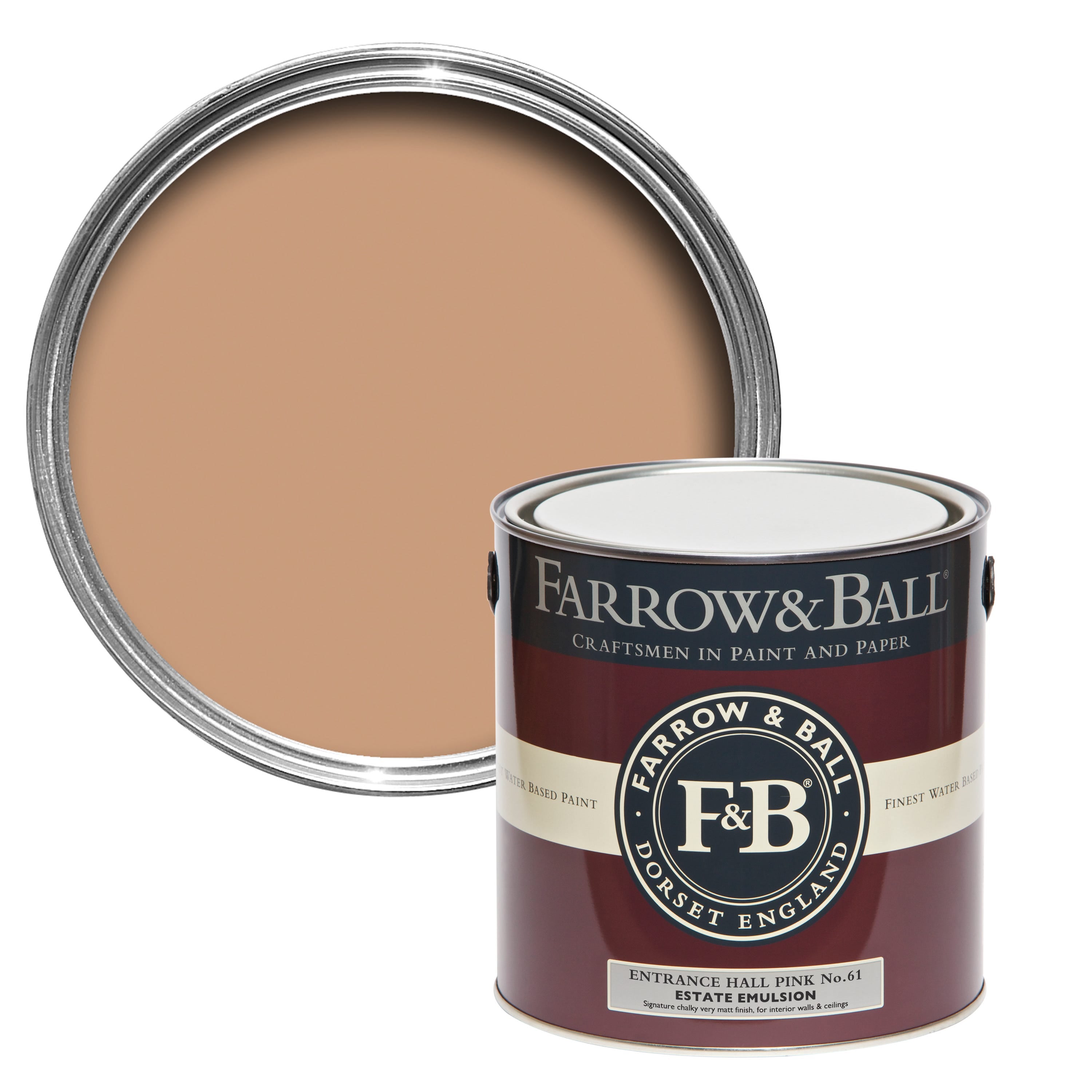 Farrow and Ball's Entrance Hall Pink No.61