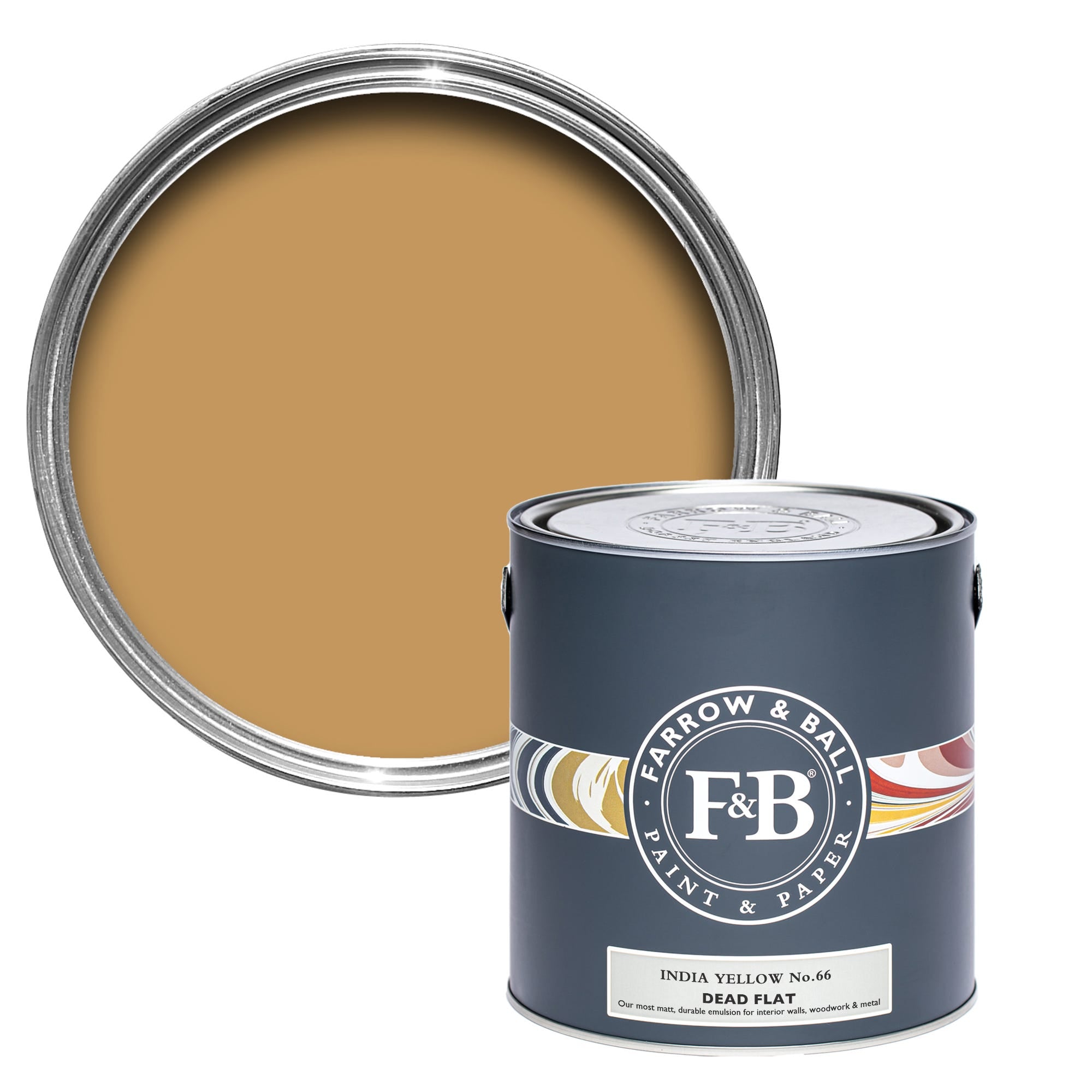 Farrow and Ball's India Yellow No.66