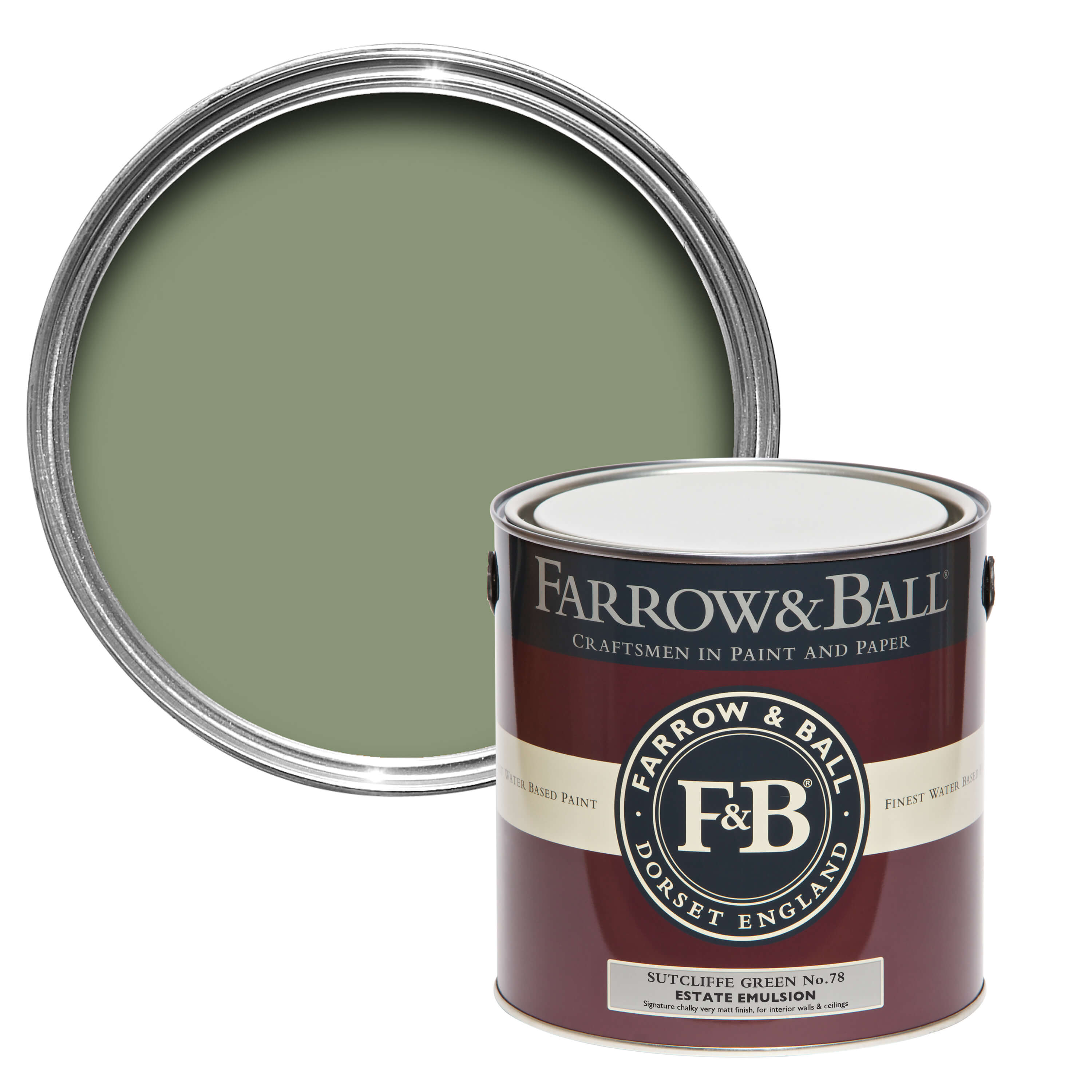 Farrow and Ball's Sutcliffe Green No.78