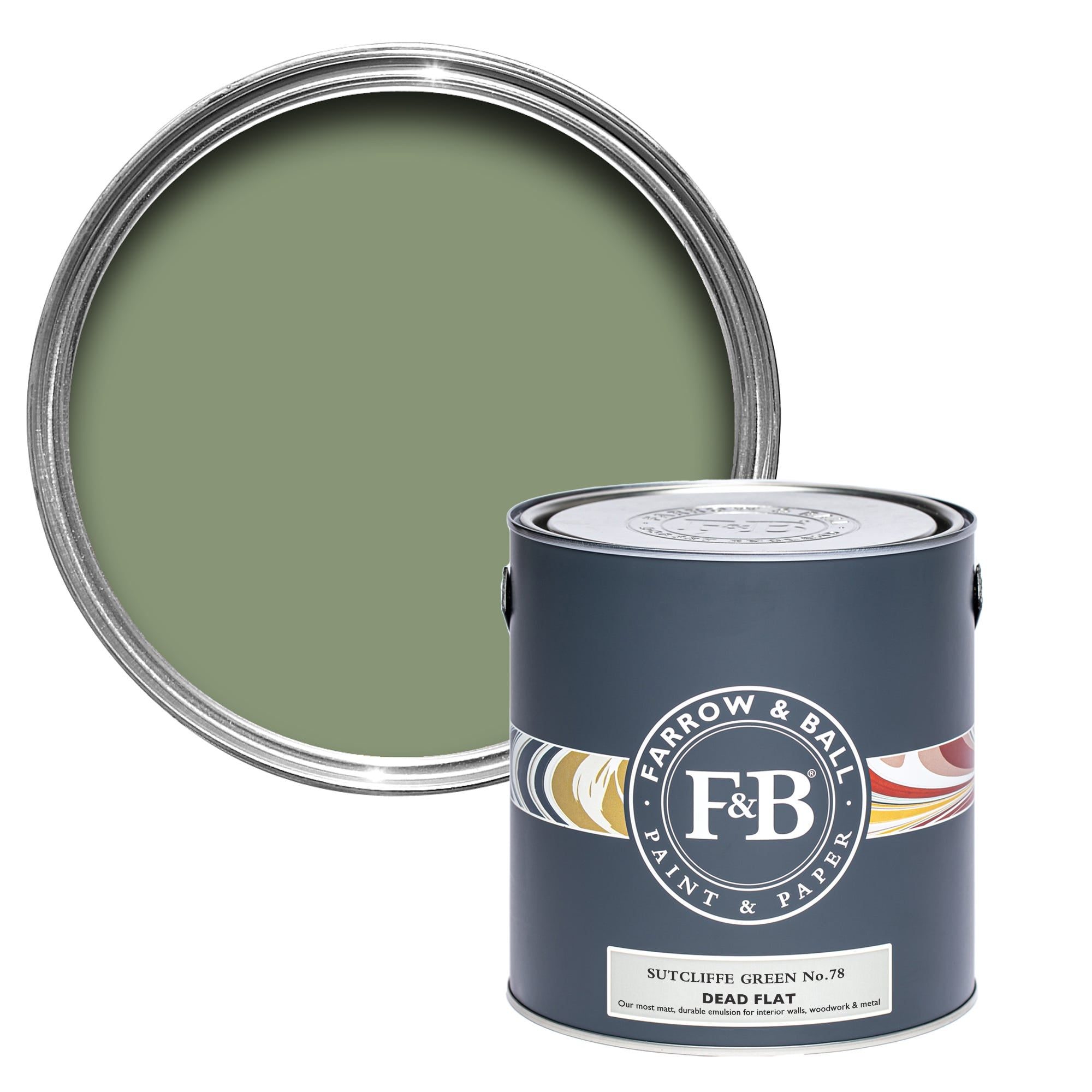 Farrow and Ball's Sutcliffe Green No.78