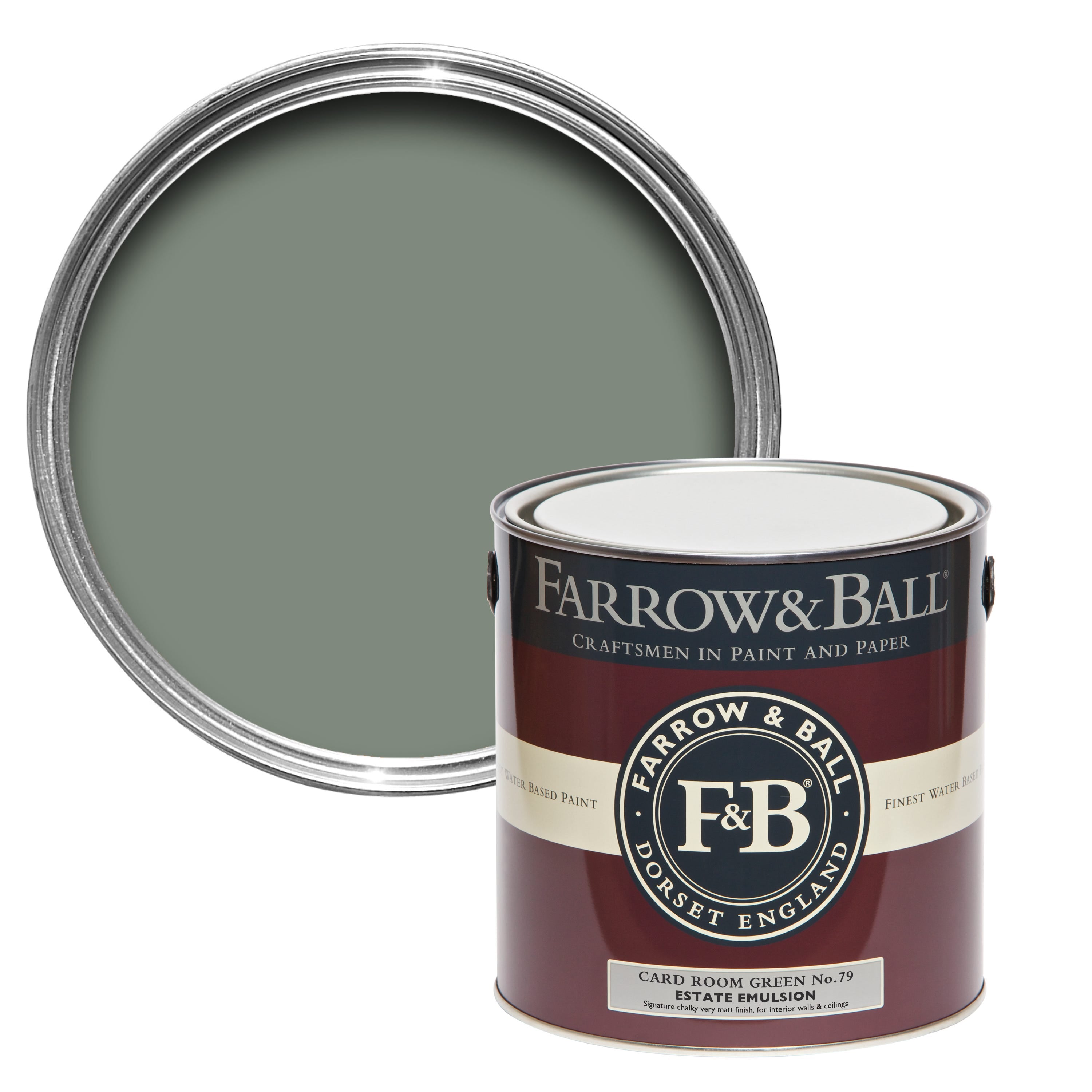 Farrow and Ball's Card Room Green No.79