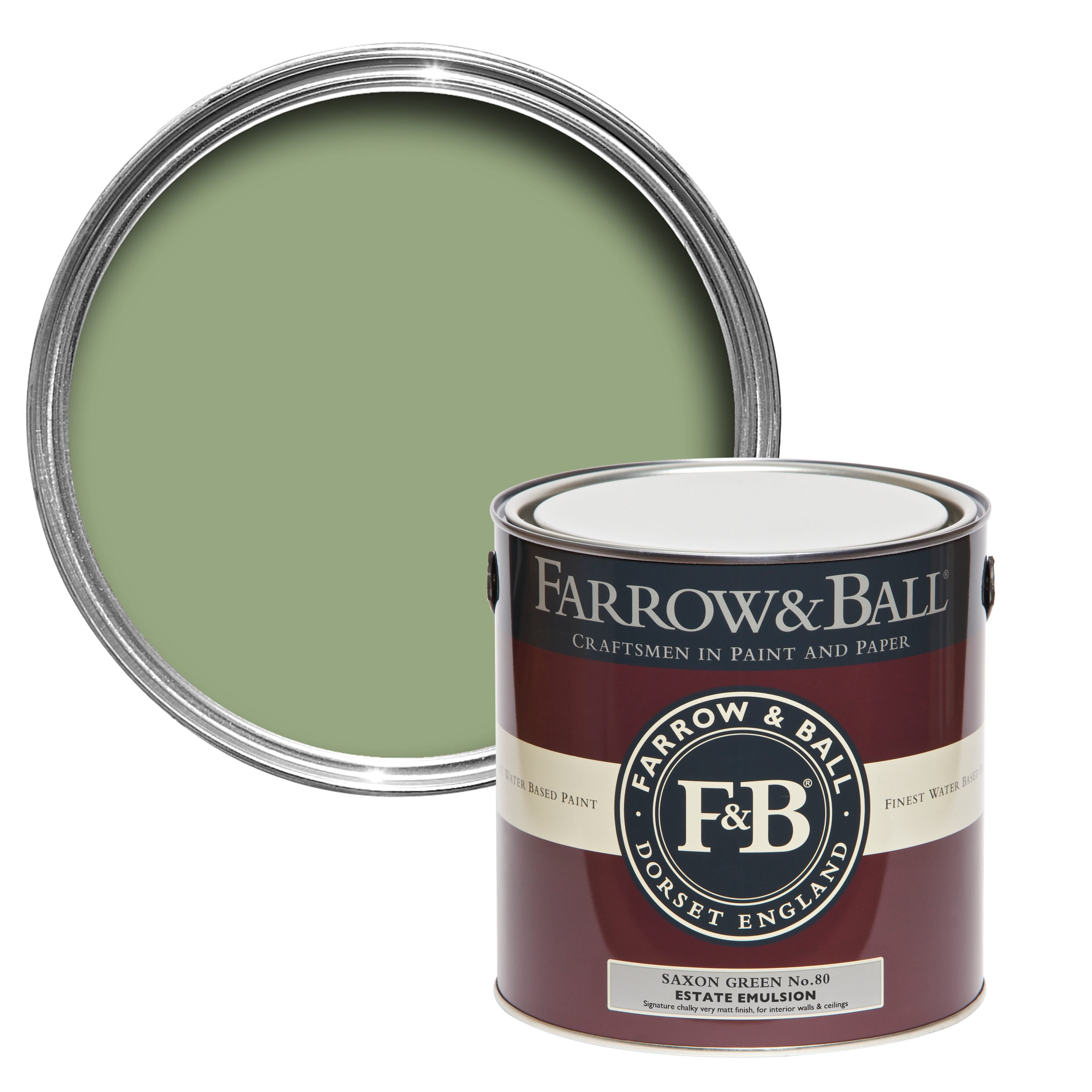 Farrow and Ball's Saxon Green No.80