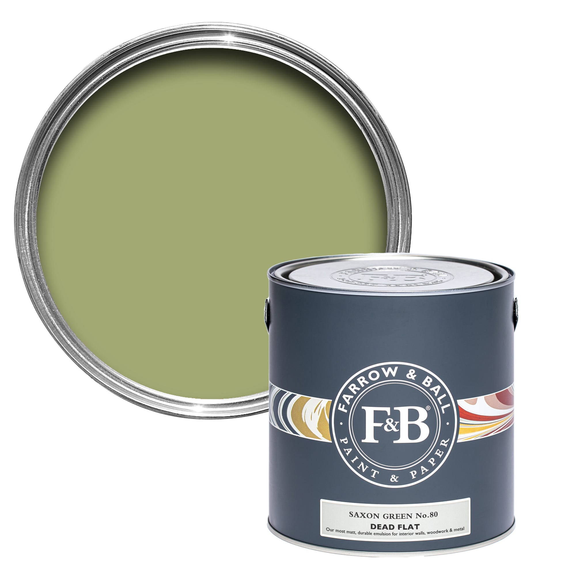 Farrow and Ball's Saxon Green No.80