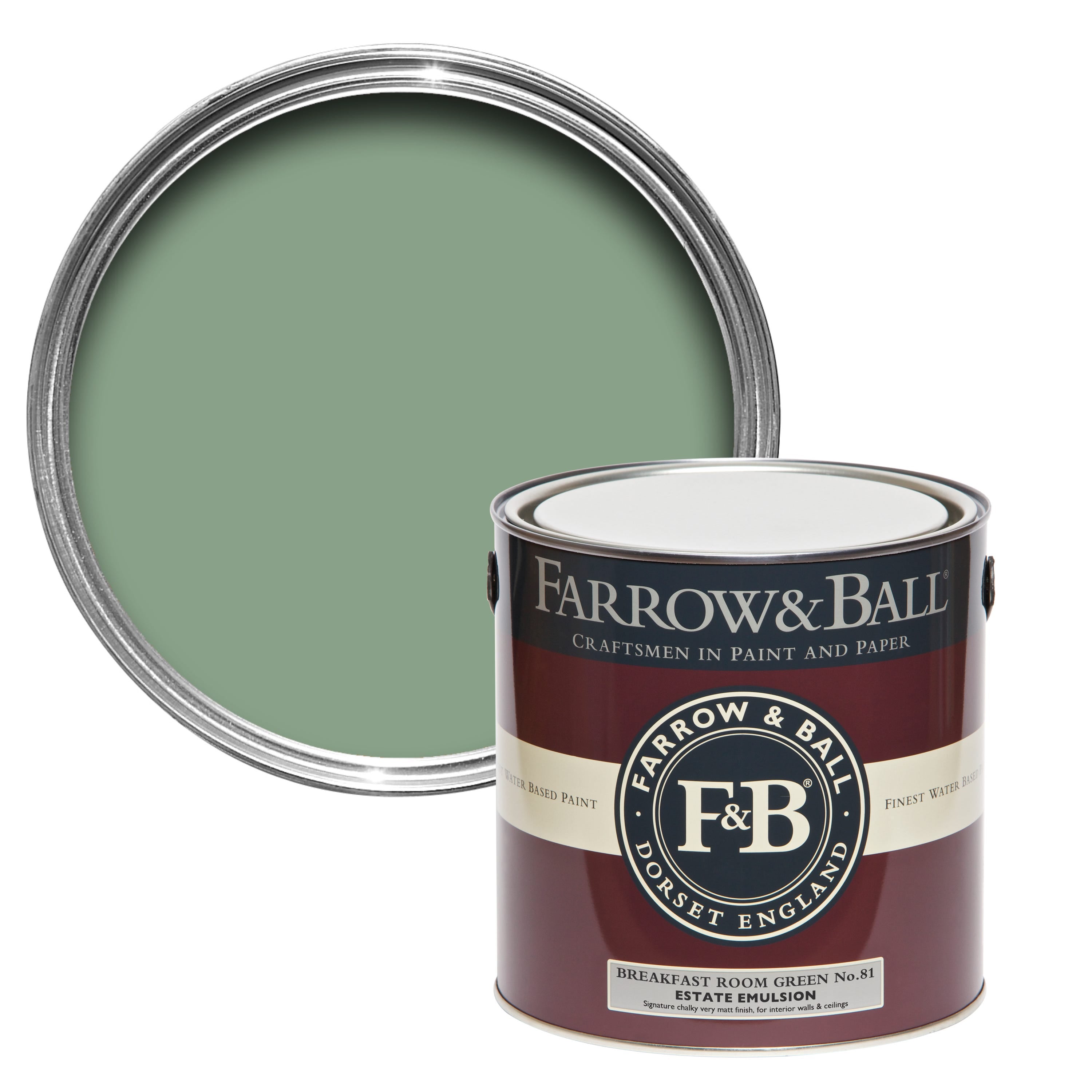 Farrow and Ball's Breakfast Room Green No.81