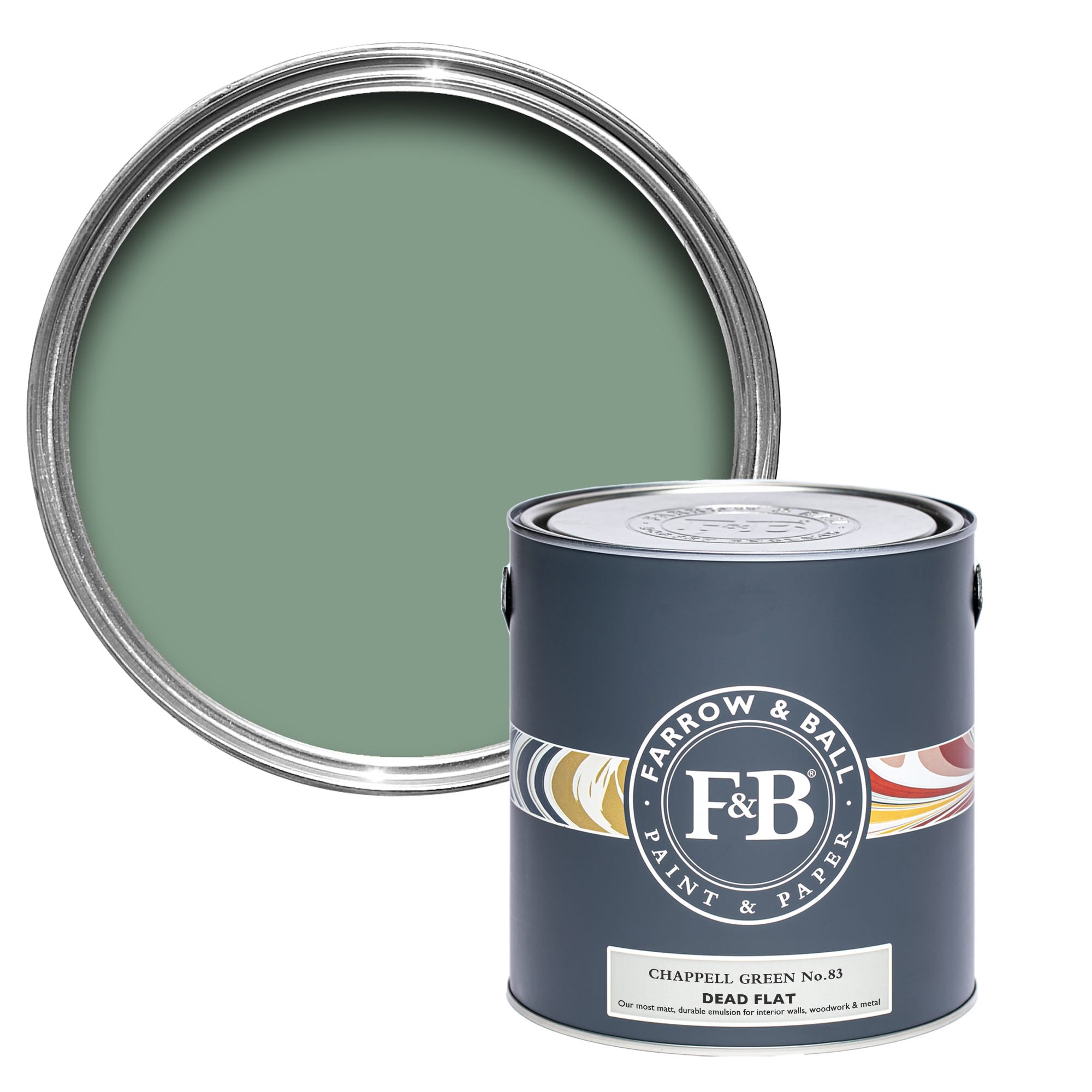 Farrow and Ball's Chappell Green No.83