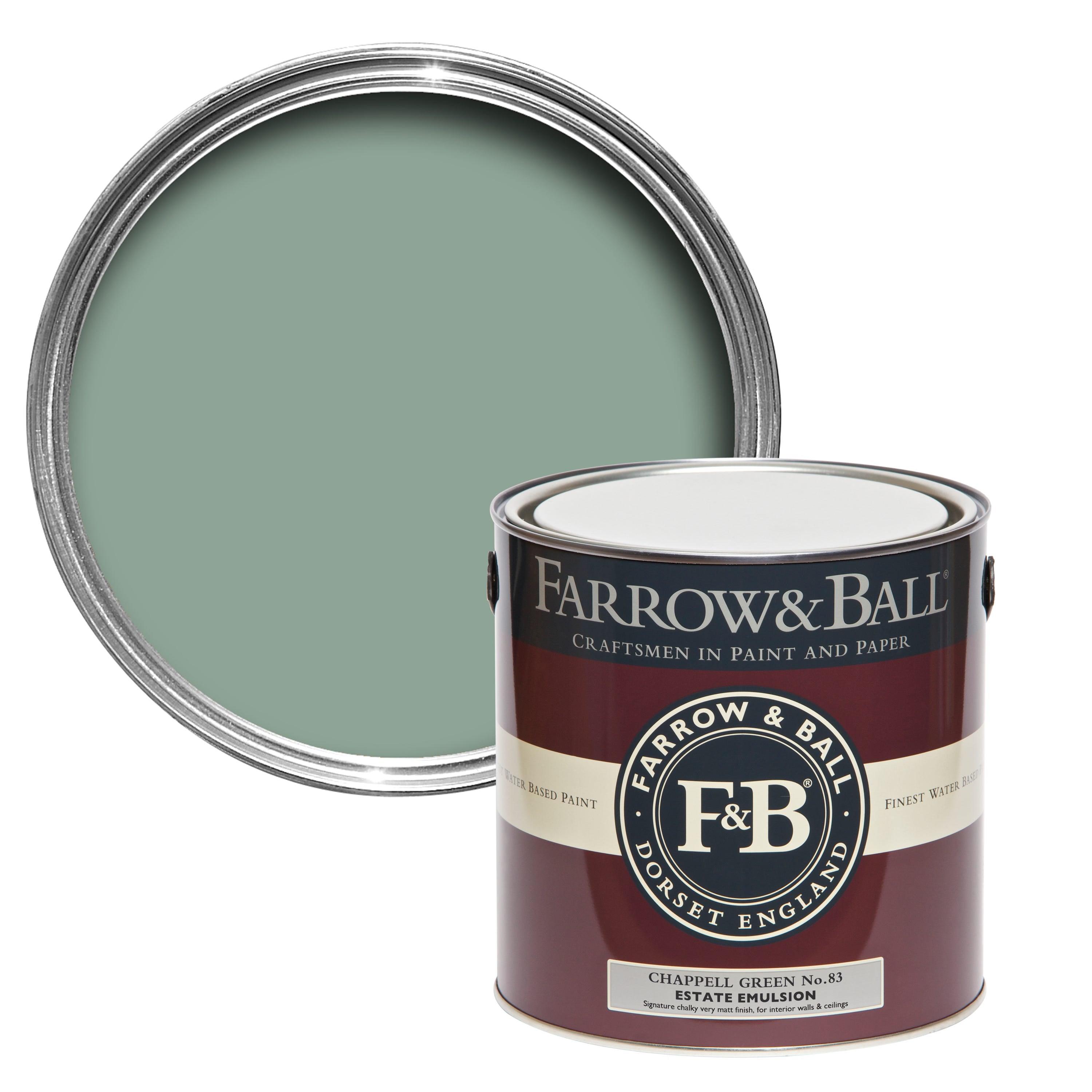 Farrow and Ball's Chappell Green No.83