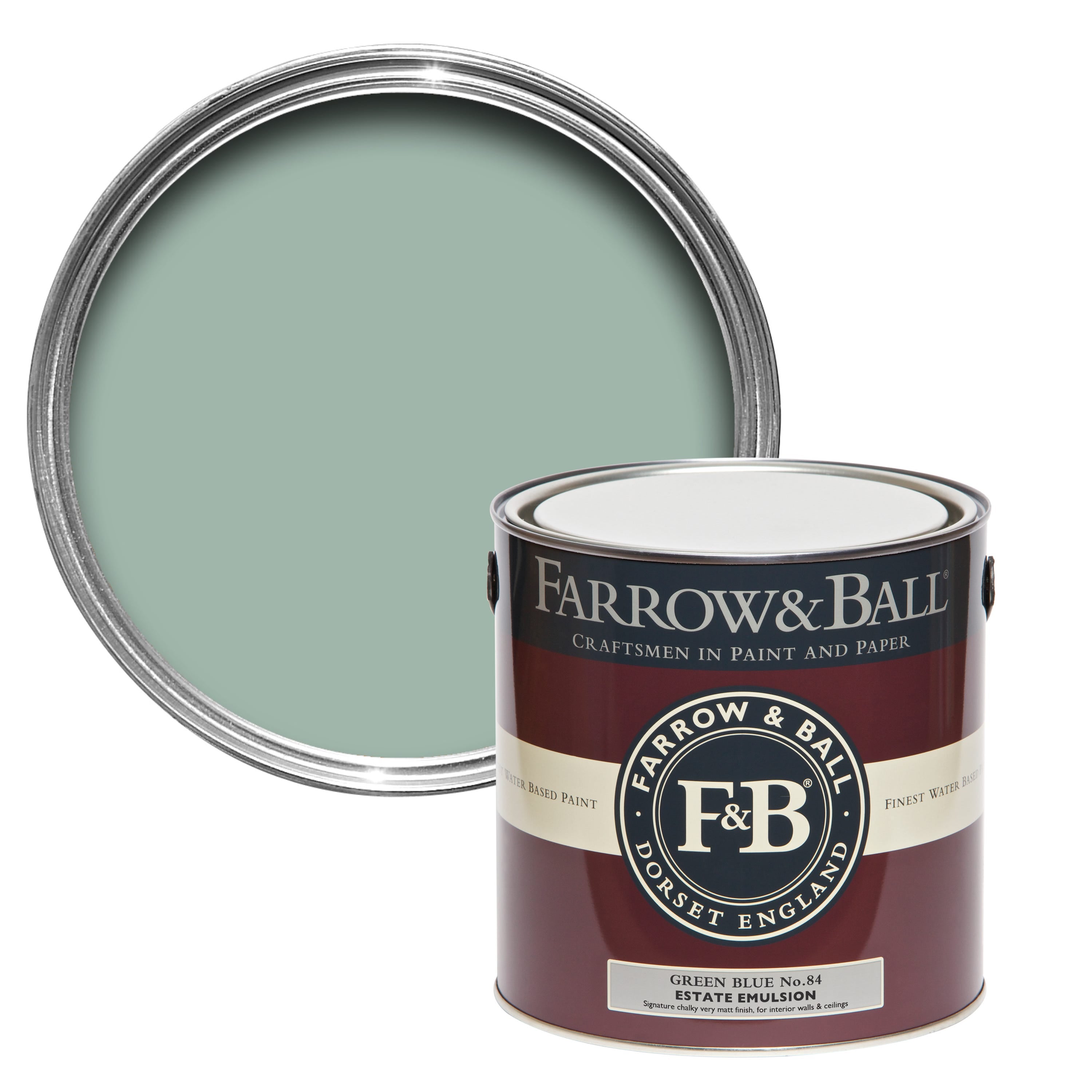 Farrow and Ball's Green Blue No.84