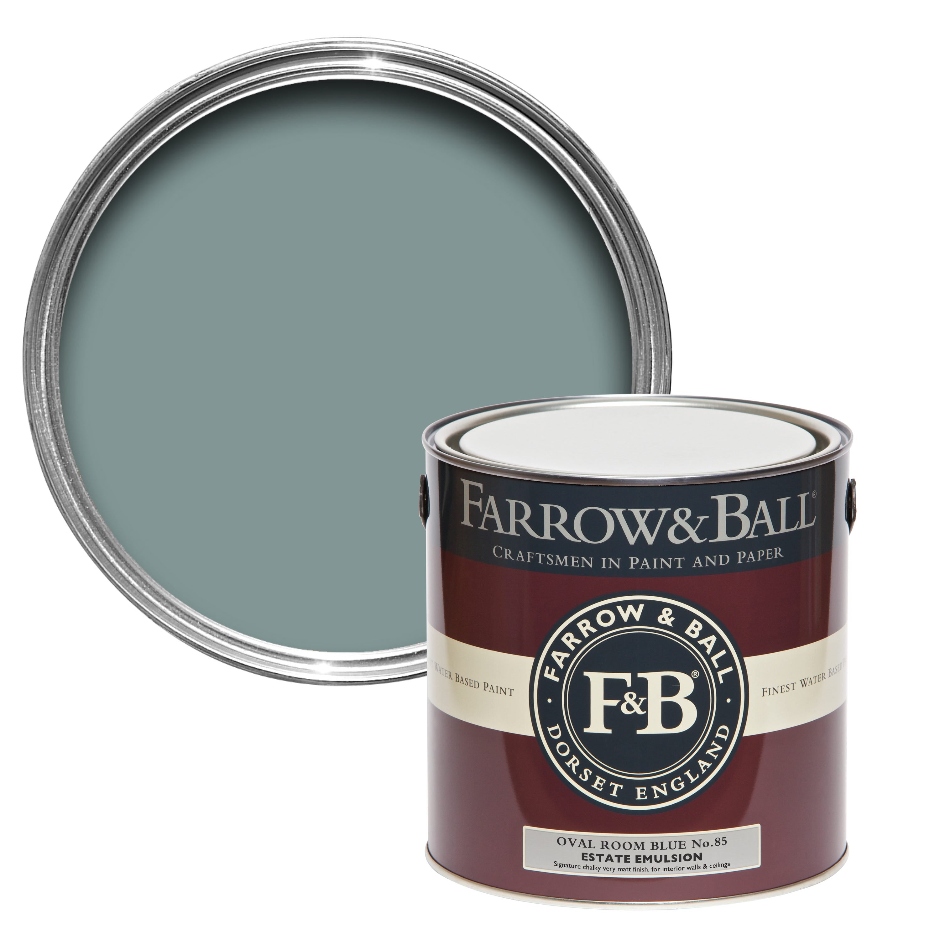 Farrow and Ball's Oval Room Blue No.85