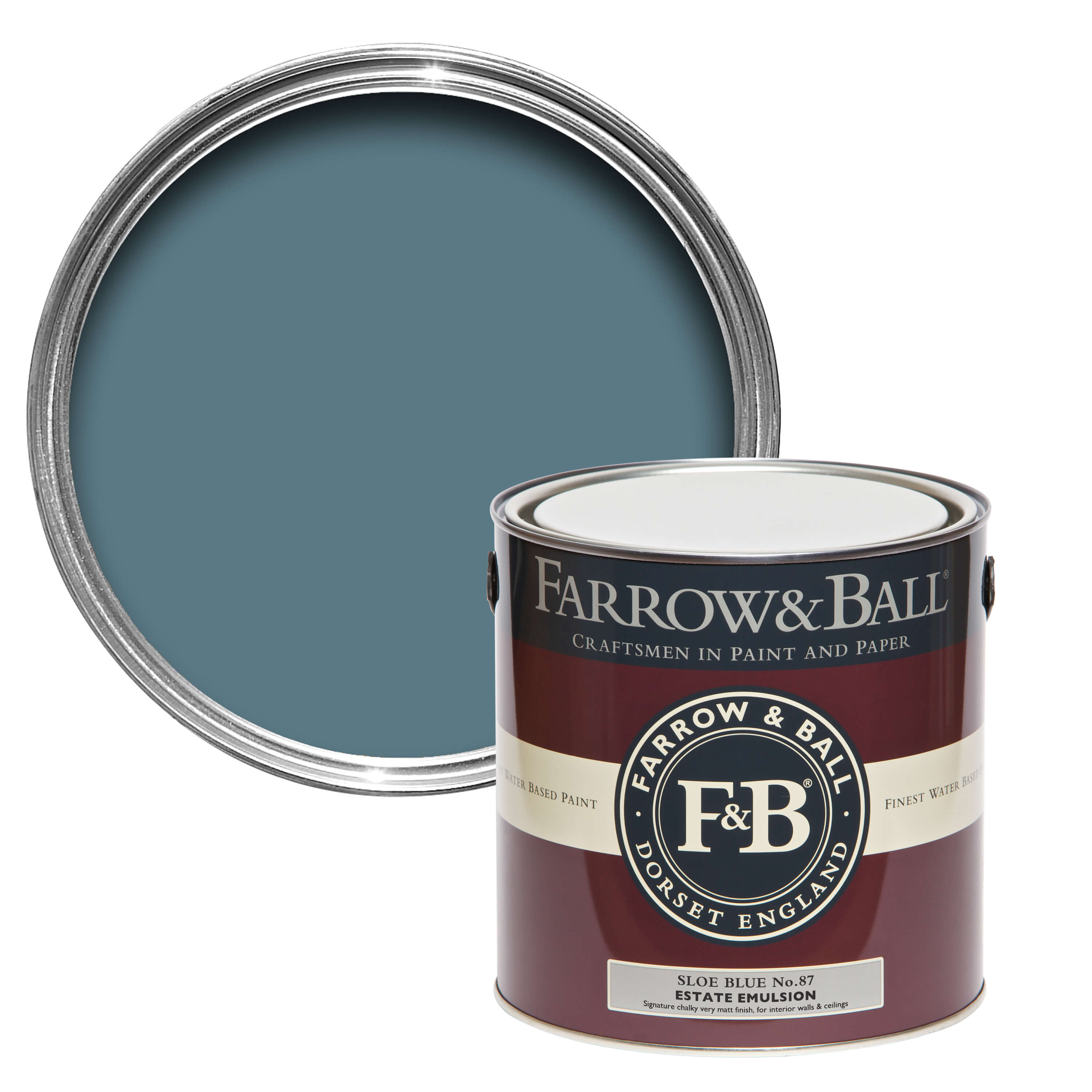 Farrow and Ball's Sloe Blue No.87