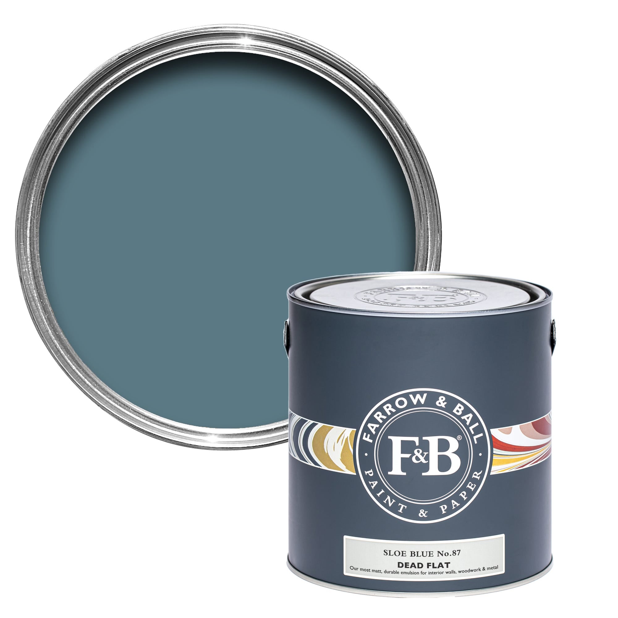 Farrow and Ball's Sloe Blue No.87