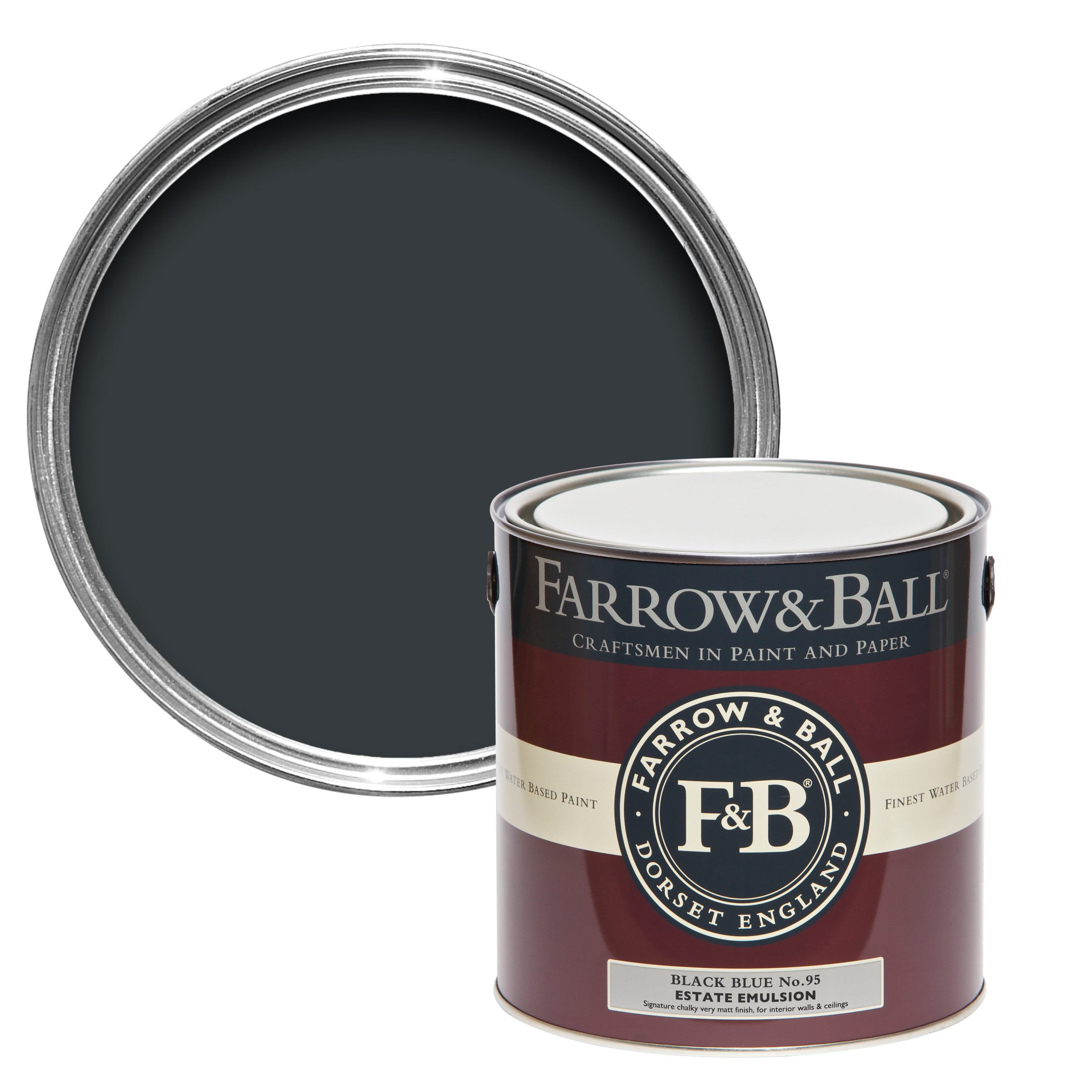 Farrow and Ball's Black Blue No.95