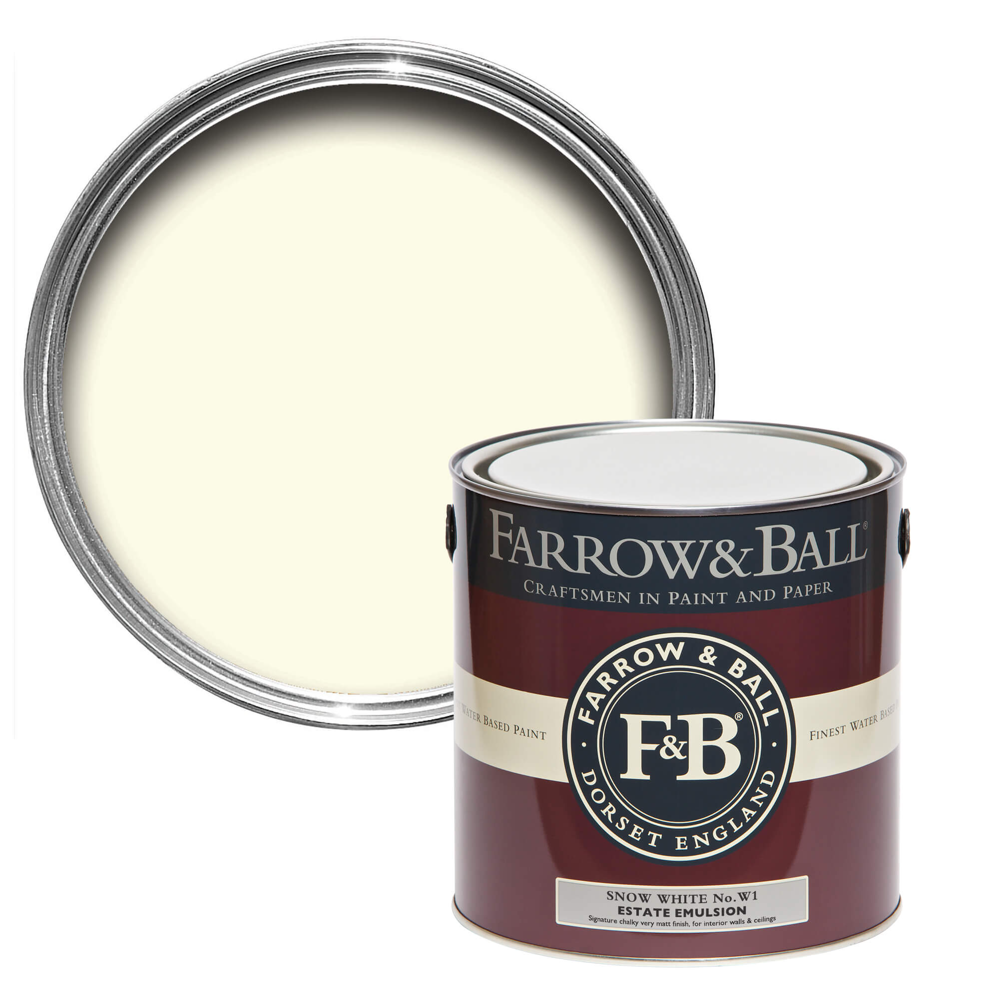 Farrow and Ball's Snow White No.W1