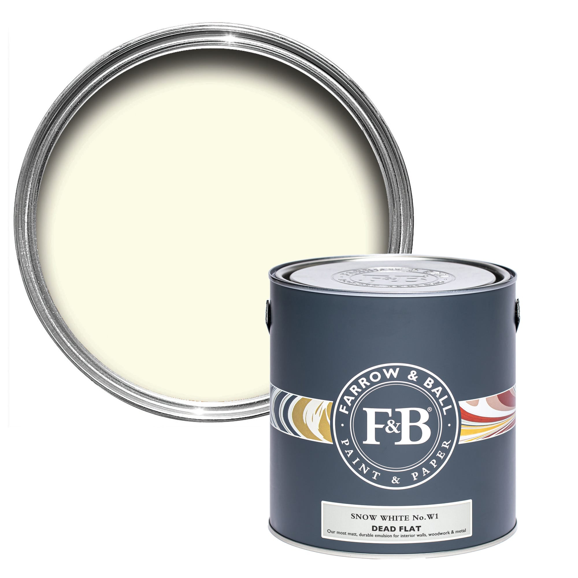Farrow and Ball's Snow White No.W1
