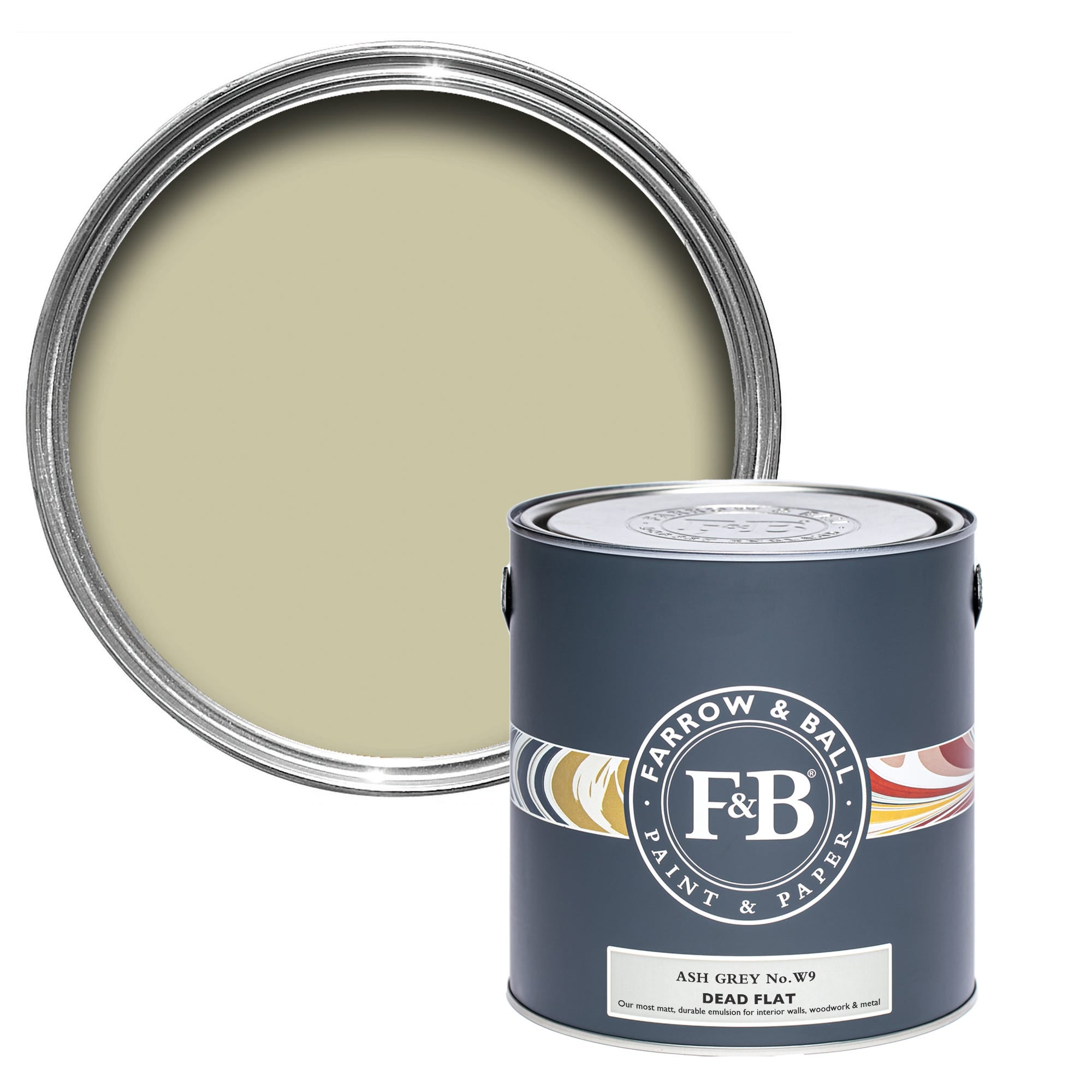 Farrow and Ball's Ash Grey No.W9