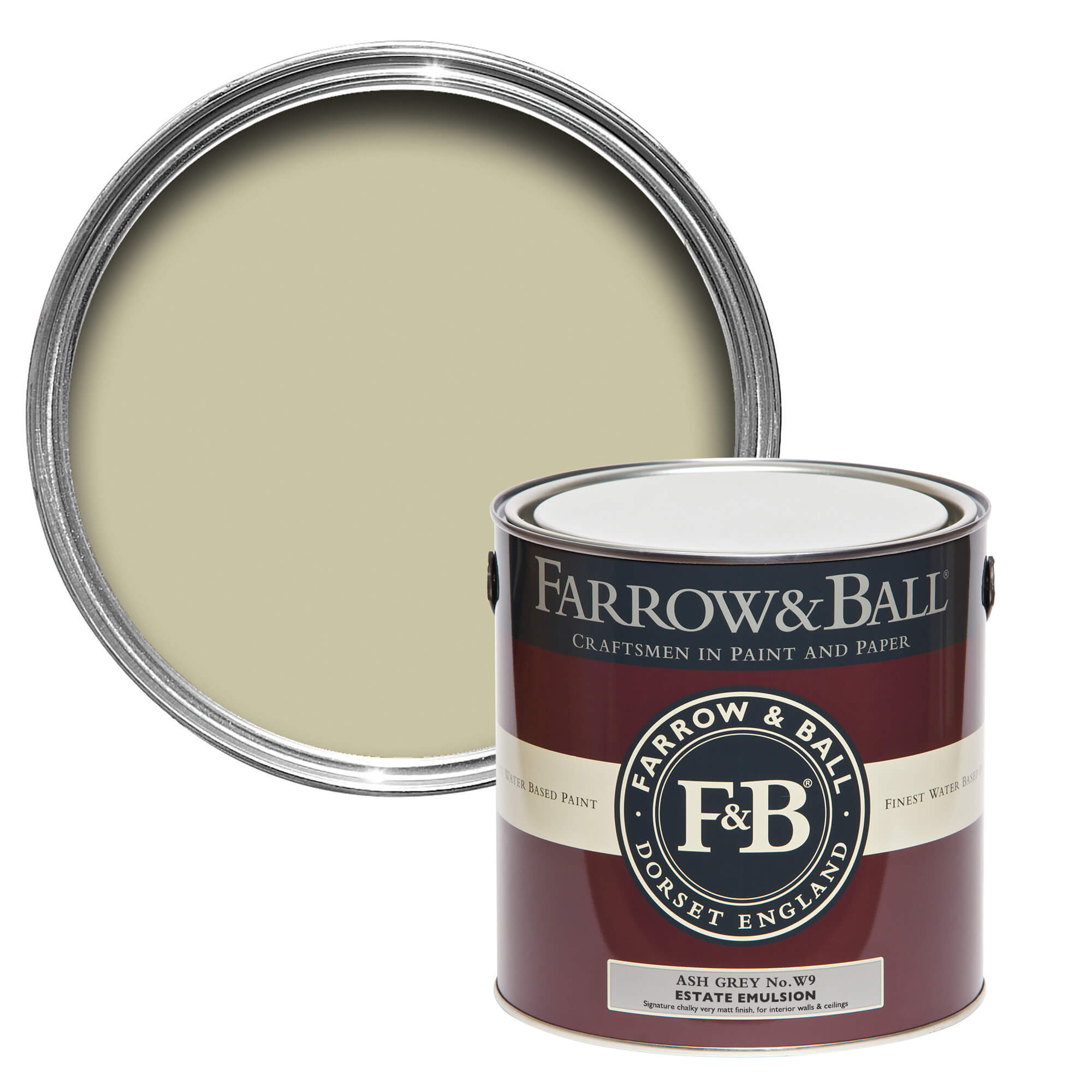 Farrow and Ball's Ash Grey No.W9