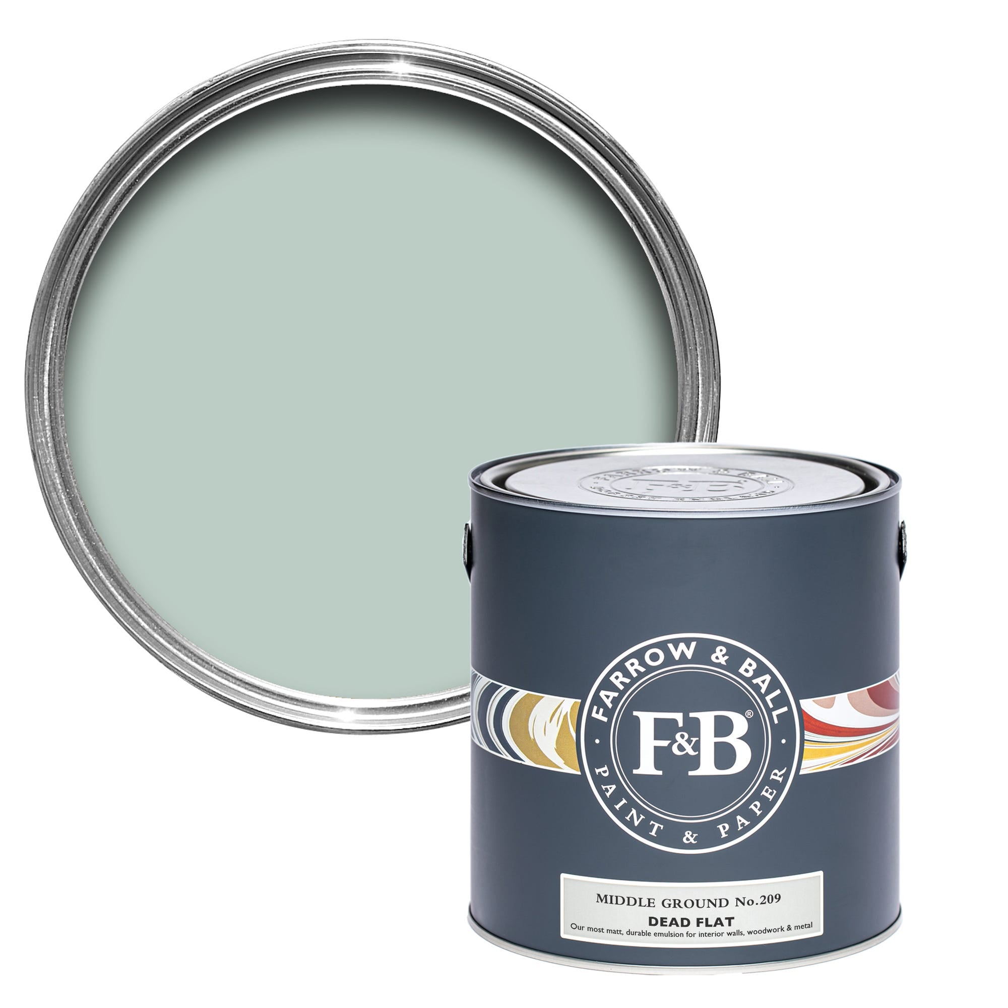 Farrow and Ball's Middle Ground No.209