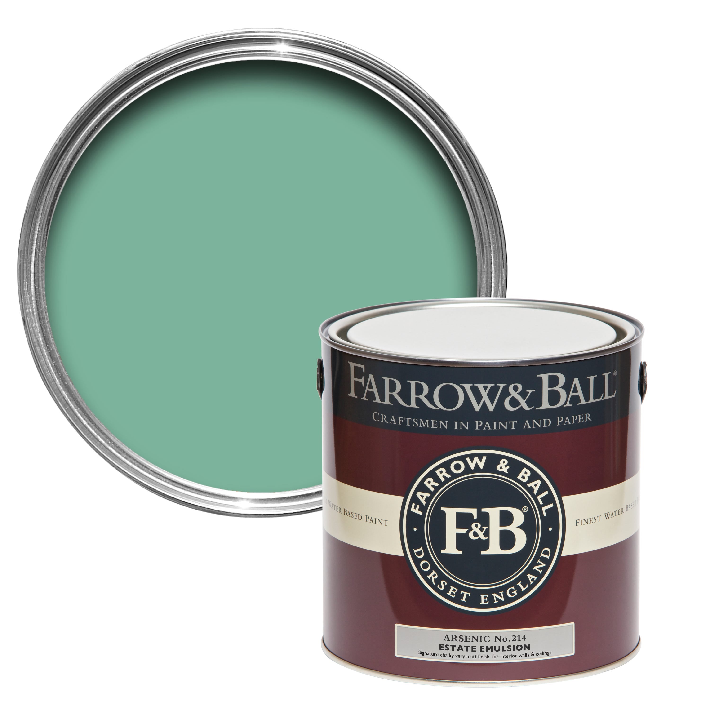 Farrow and Ball's Arsenic No.214