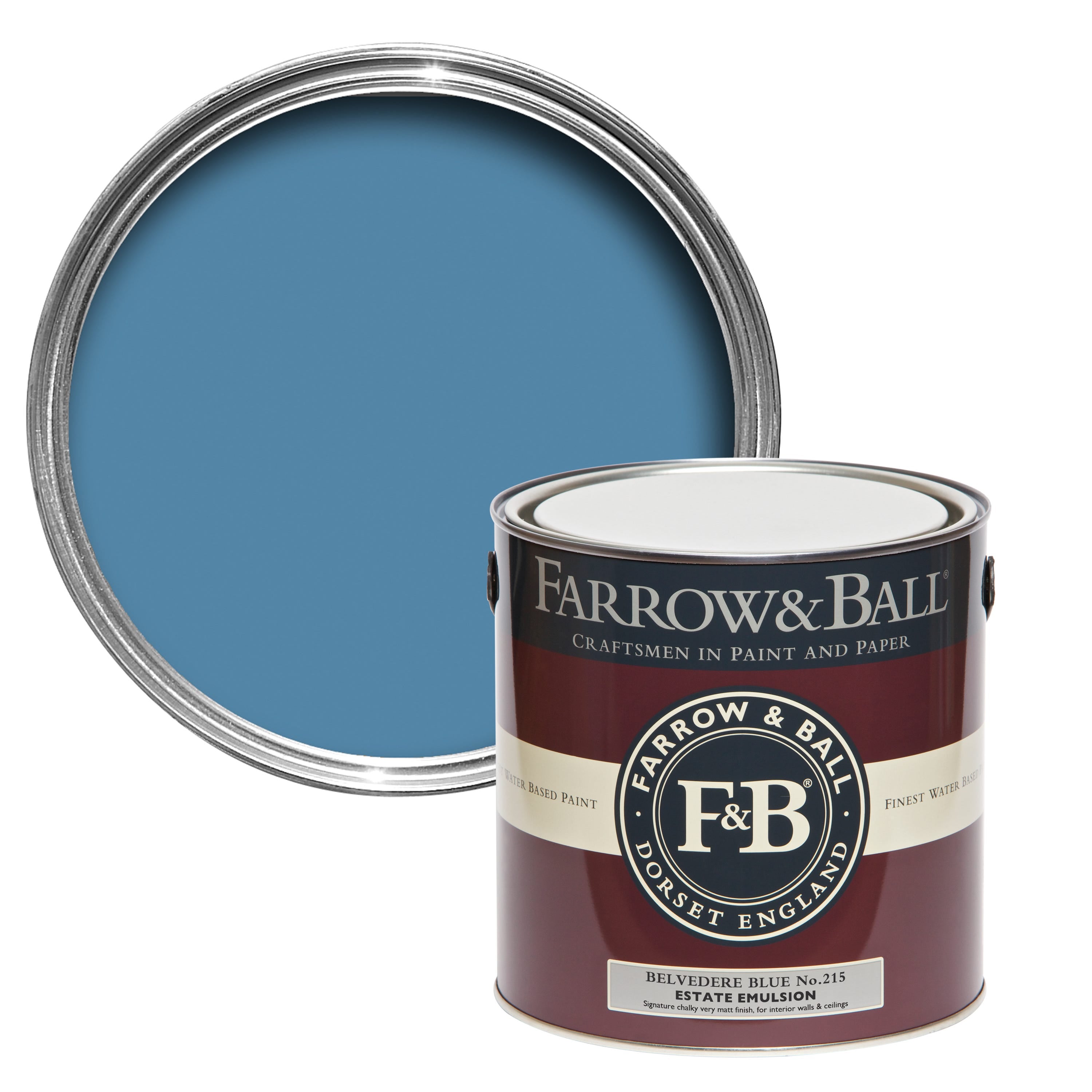 Farrow and Ball's Belvedere Blue No.215