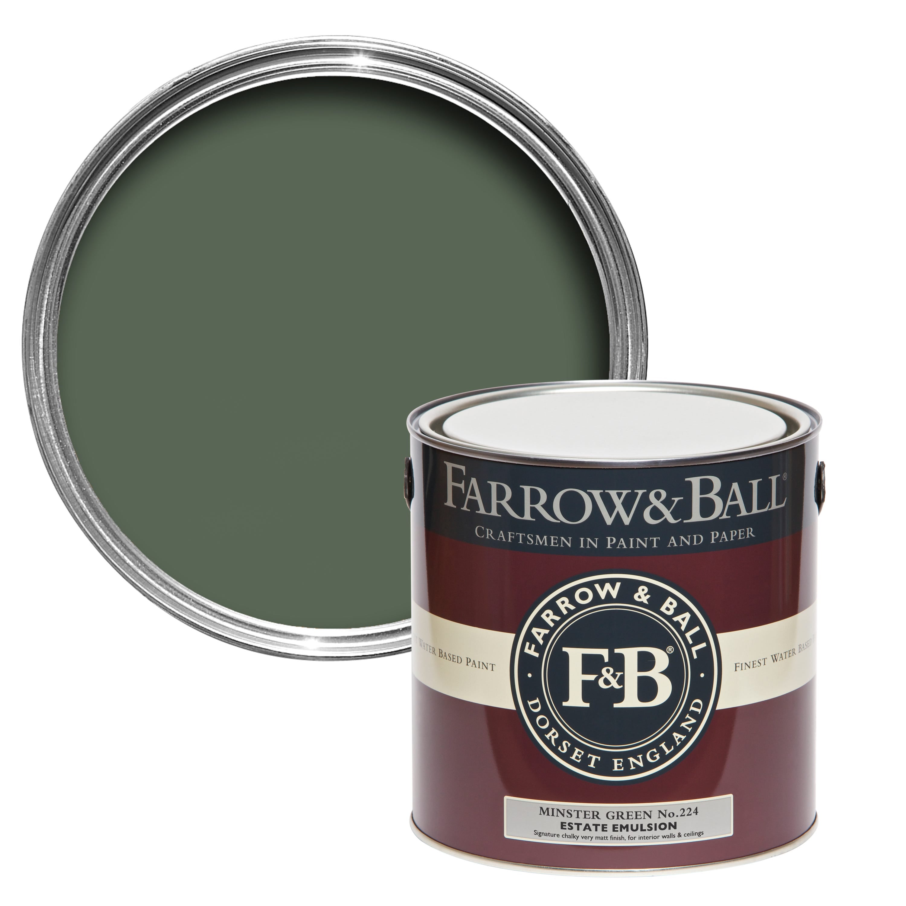 Farrow and Ball's Minster Green No.224