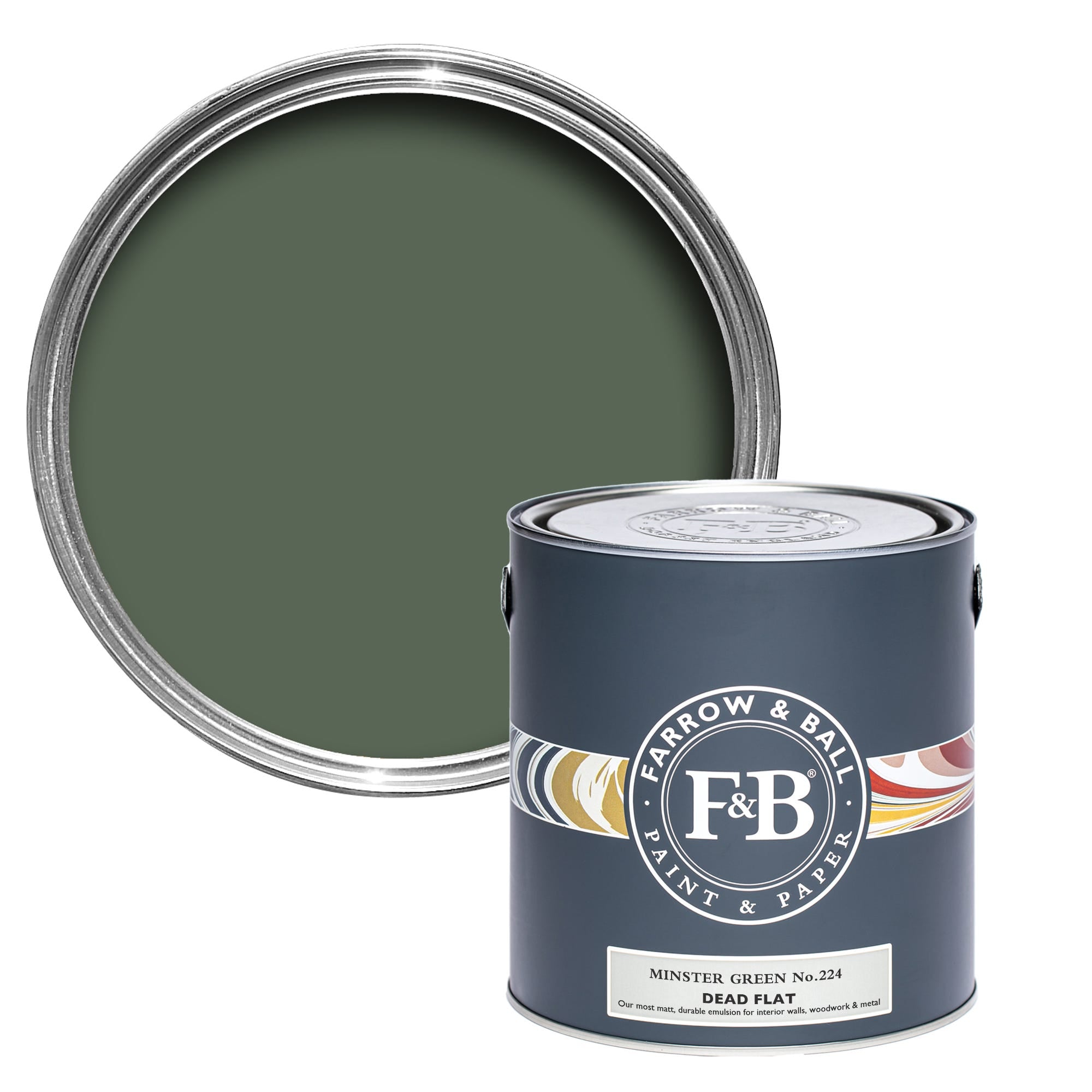Farrow and Ball's Minster Green No.224