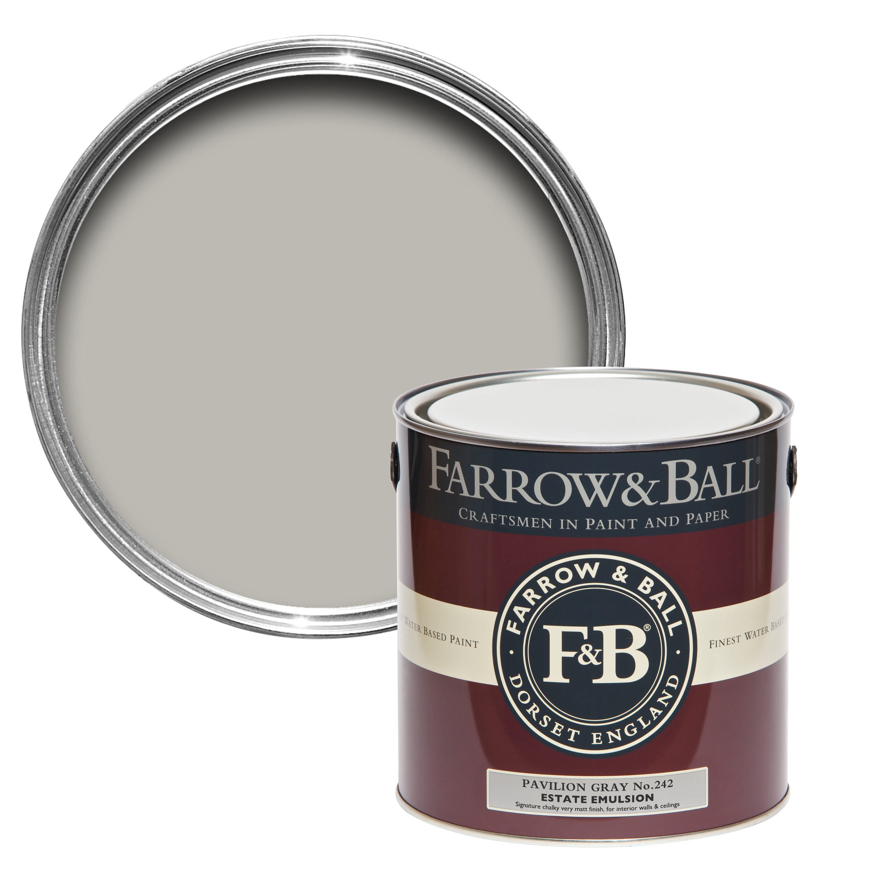 Farrow and Ball's Pavilion Gray No.242