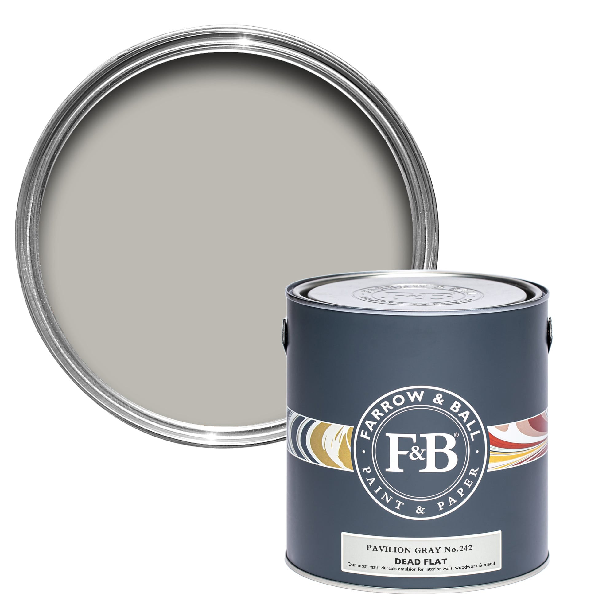 Farrow and Ball's Pavilion Gray No.242