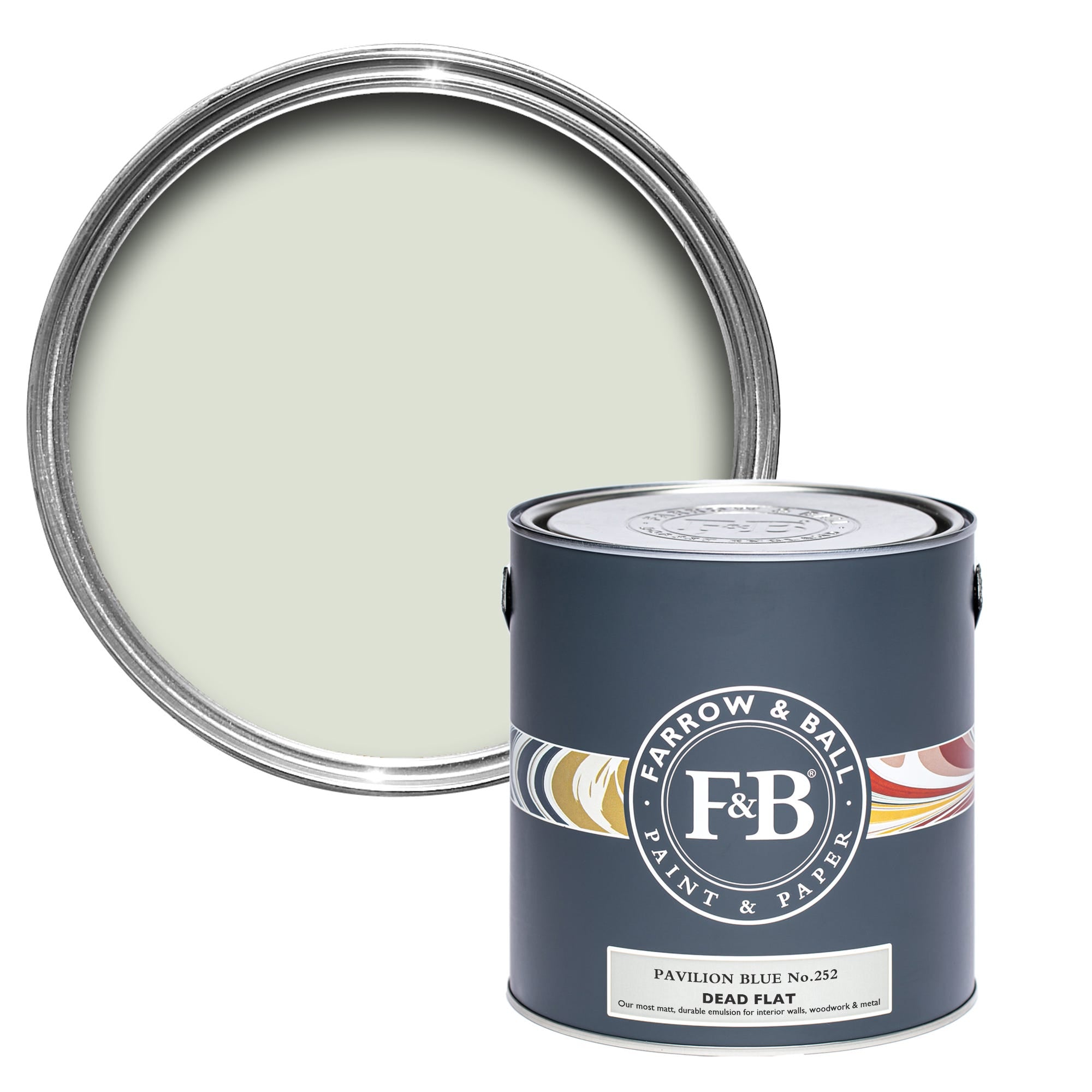 Farrow and Ball's Pavilion Blue No.252