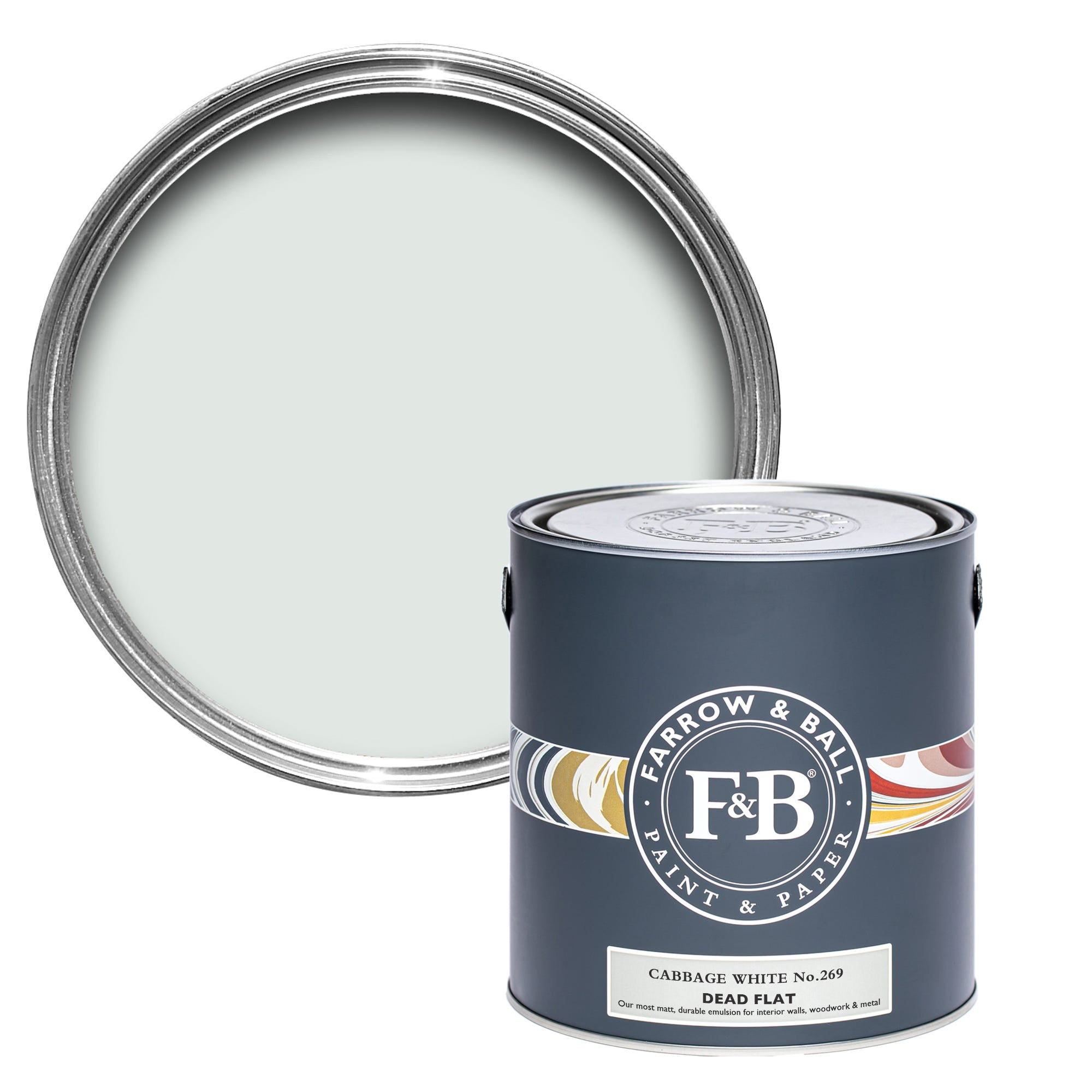 Farrow and Ball's Cabbage White No.269