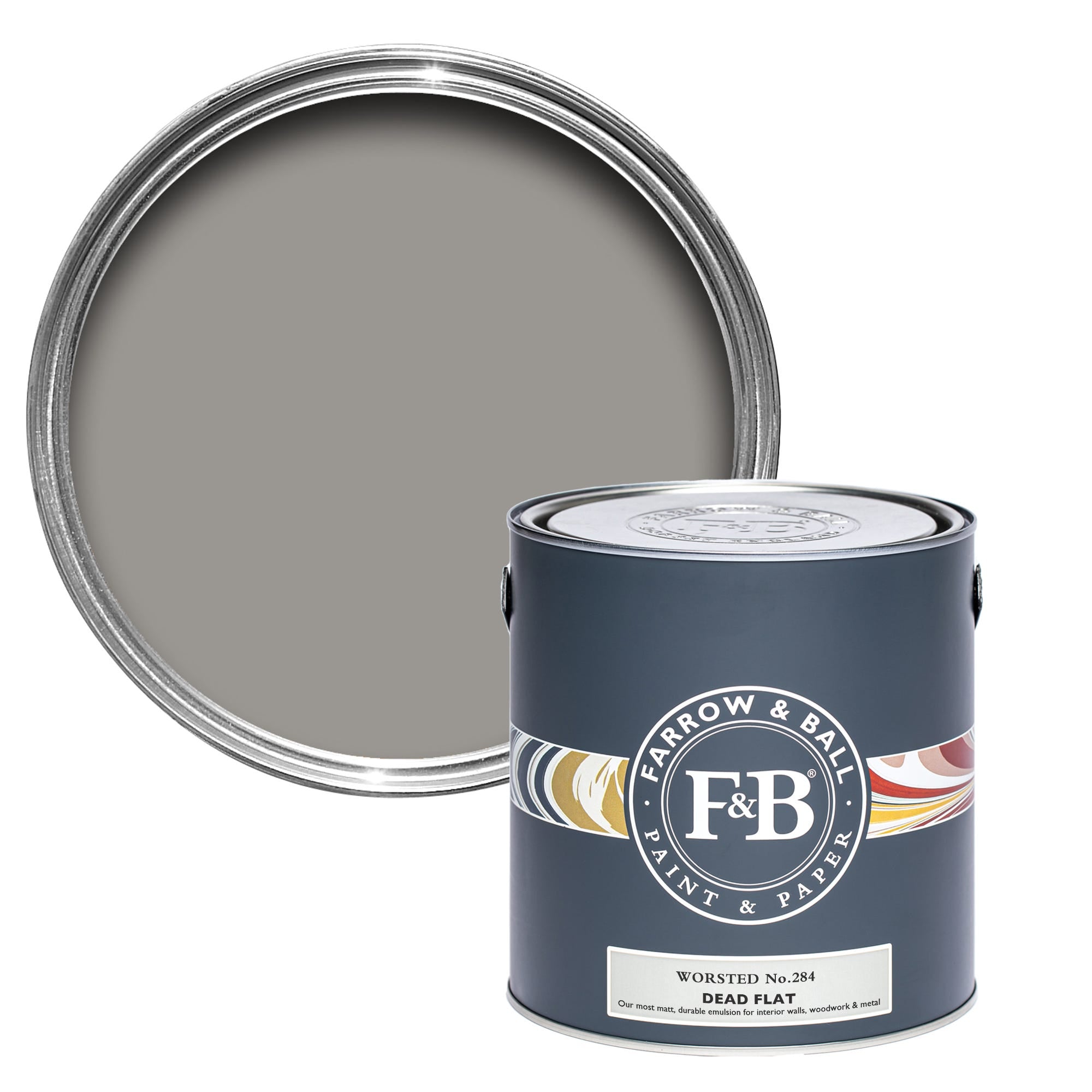 Farrow and Ball's Worsted No.284