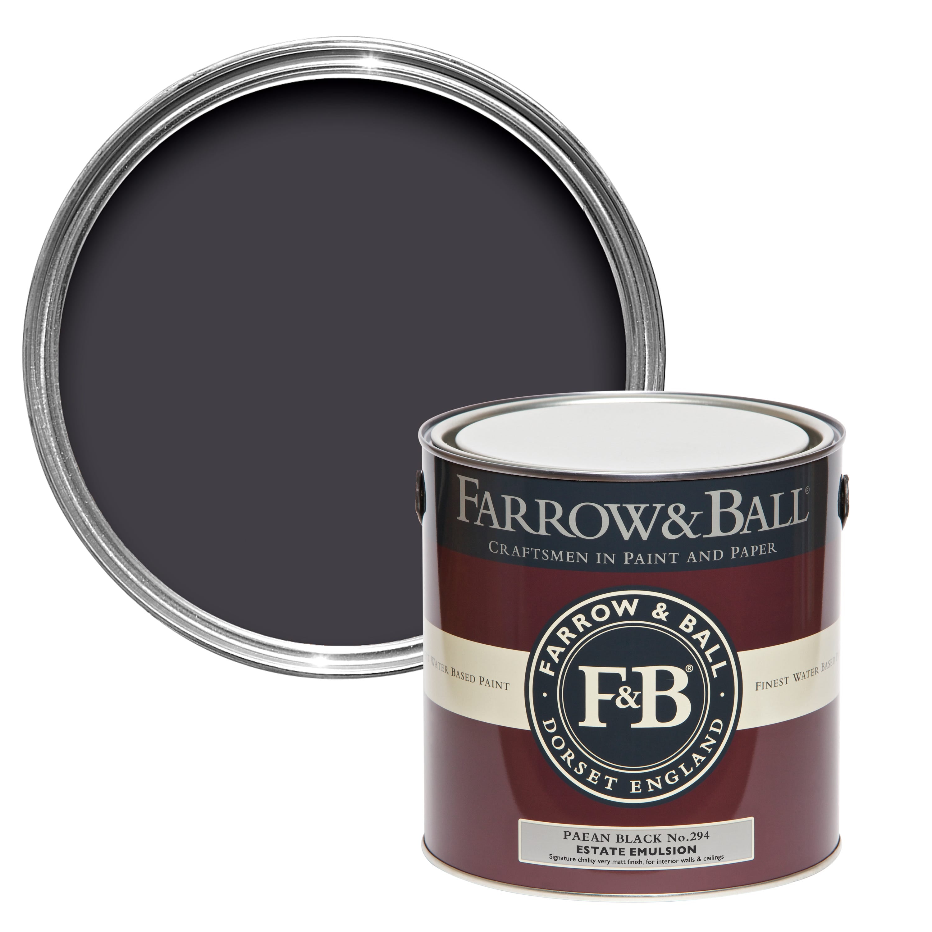 Farrow and Ball's Paean Black No.294