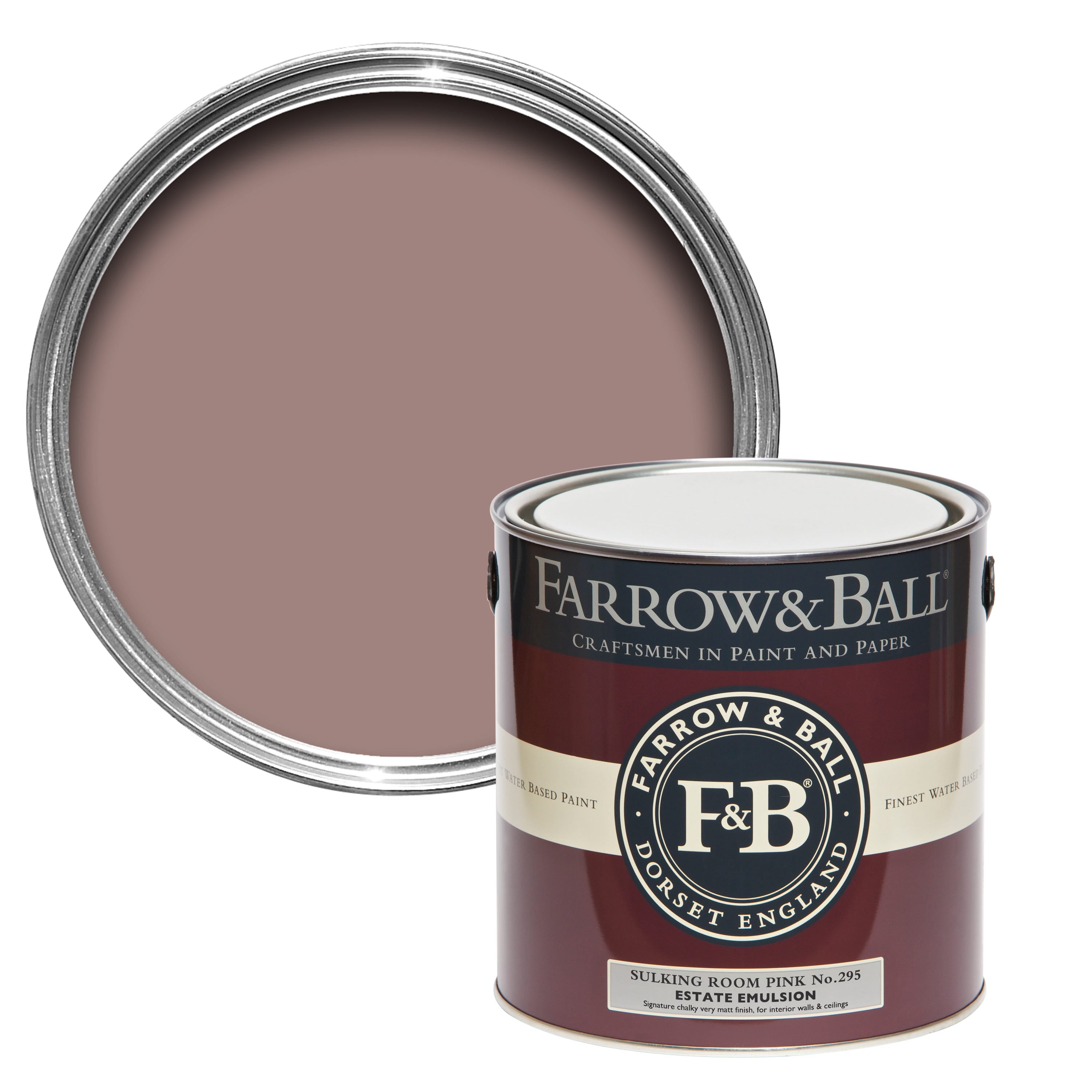 Farrow and Ball's Sulking Room Pink No.295