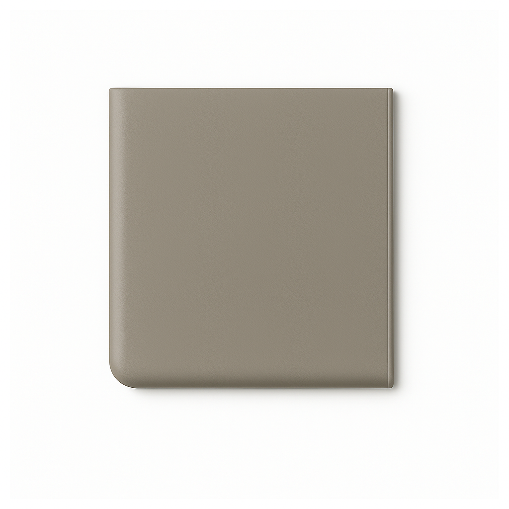 Square REX Tiles (Two Rounded Edges) in Grey