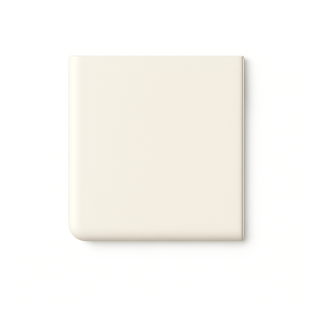 Square REX Tiles (Two Rounded Edges) in White