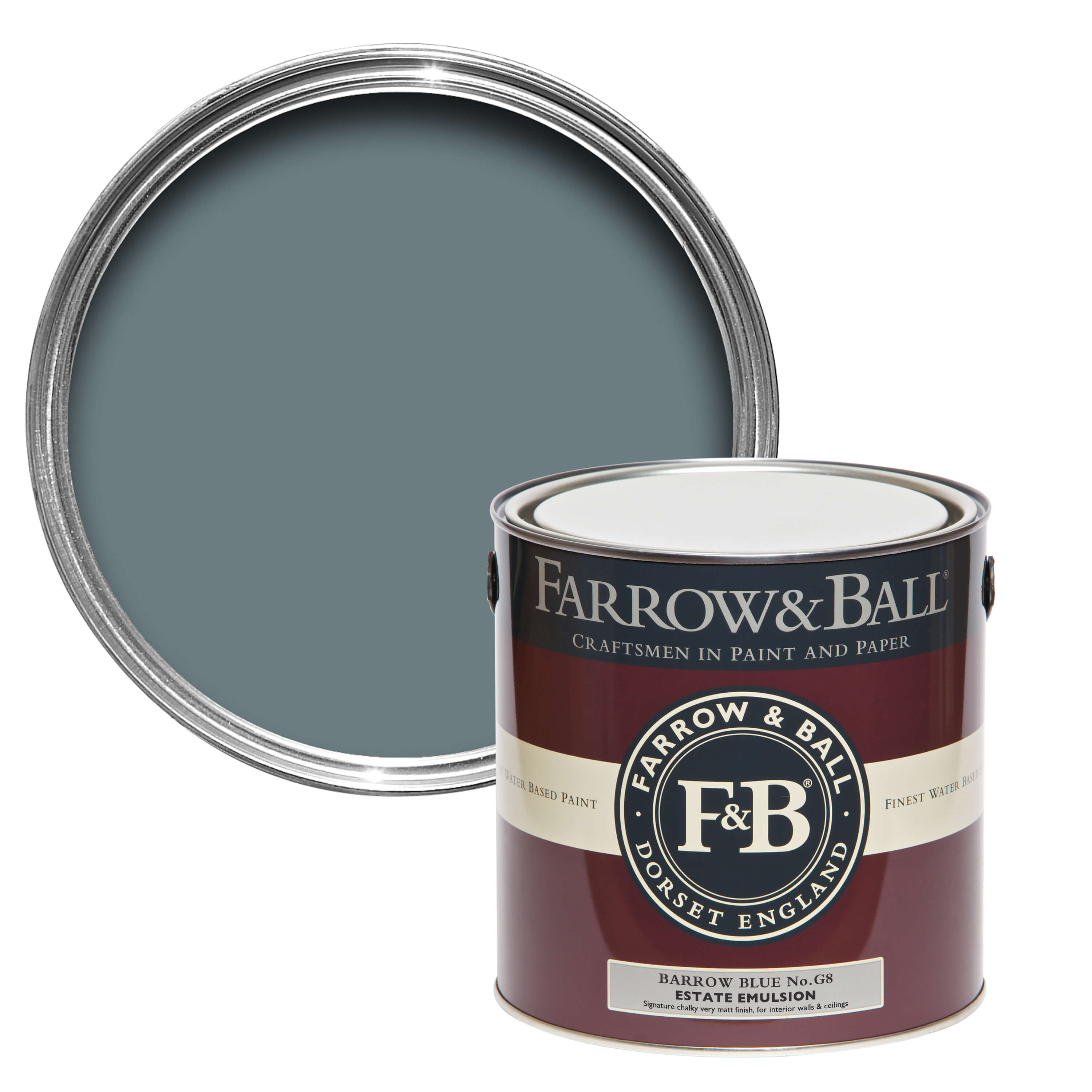 Farrow and Ball's Barrow Blue No.G8