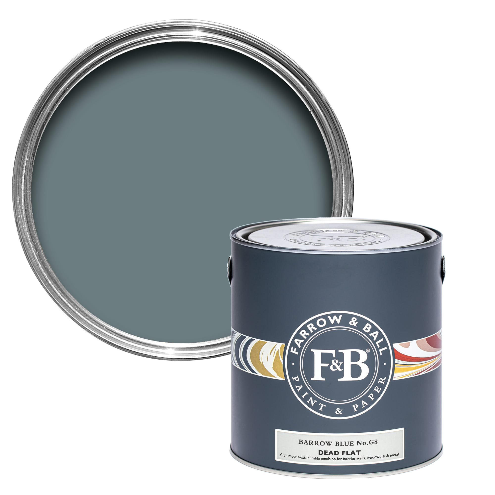 Farrow and Ball's Barrow Blue No.G8