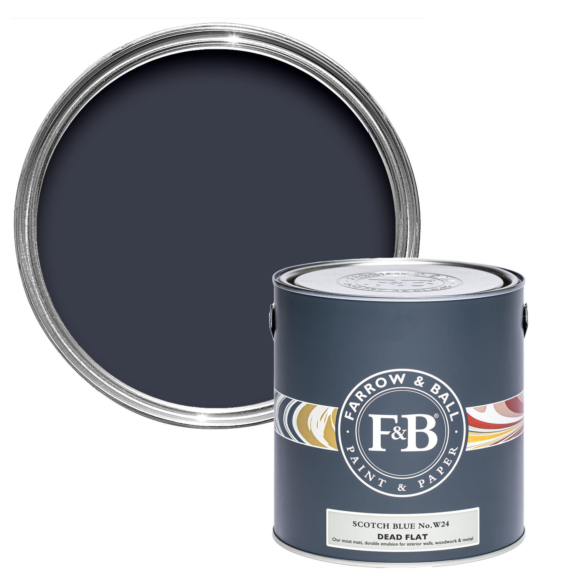 Farrow and Ball's Titmouse Blue No.W24