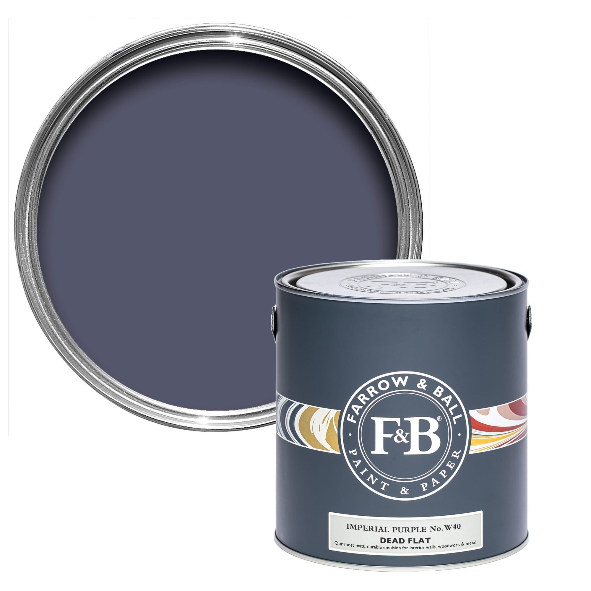 Farrow and Ball's Imperial Purple No.W40