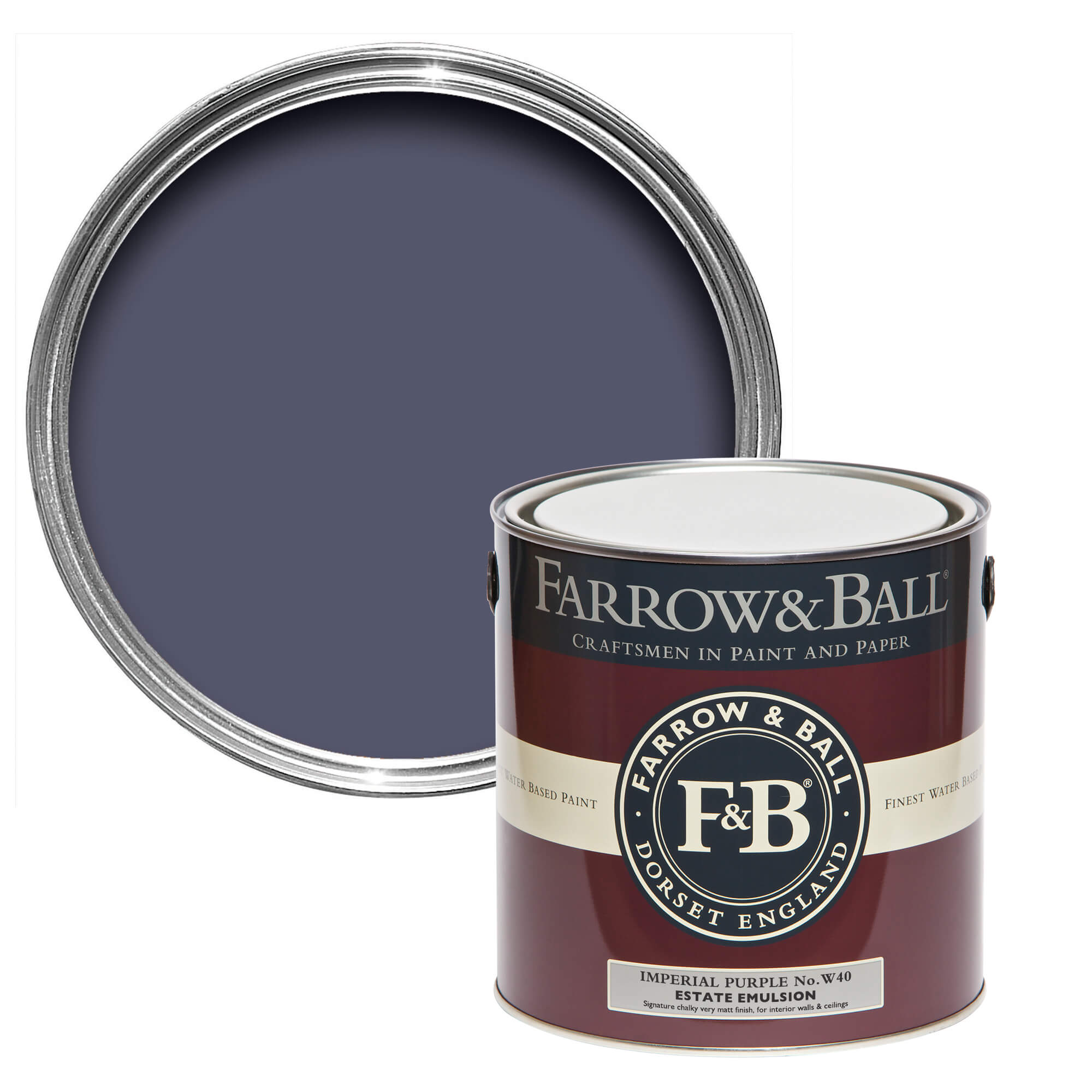 Farrow and Ball's Imperial Purple No.W40
