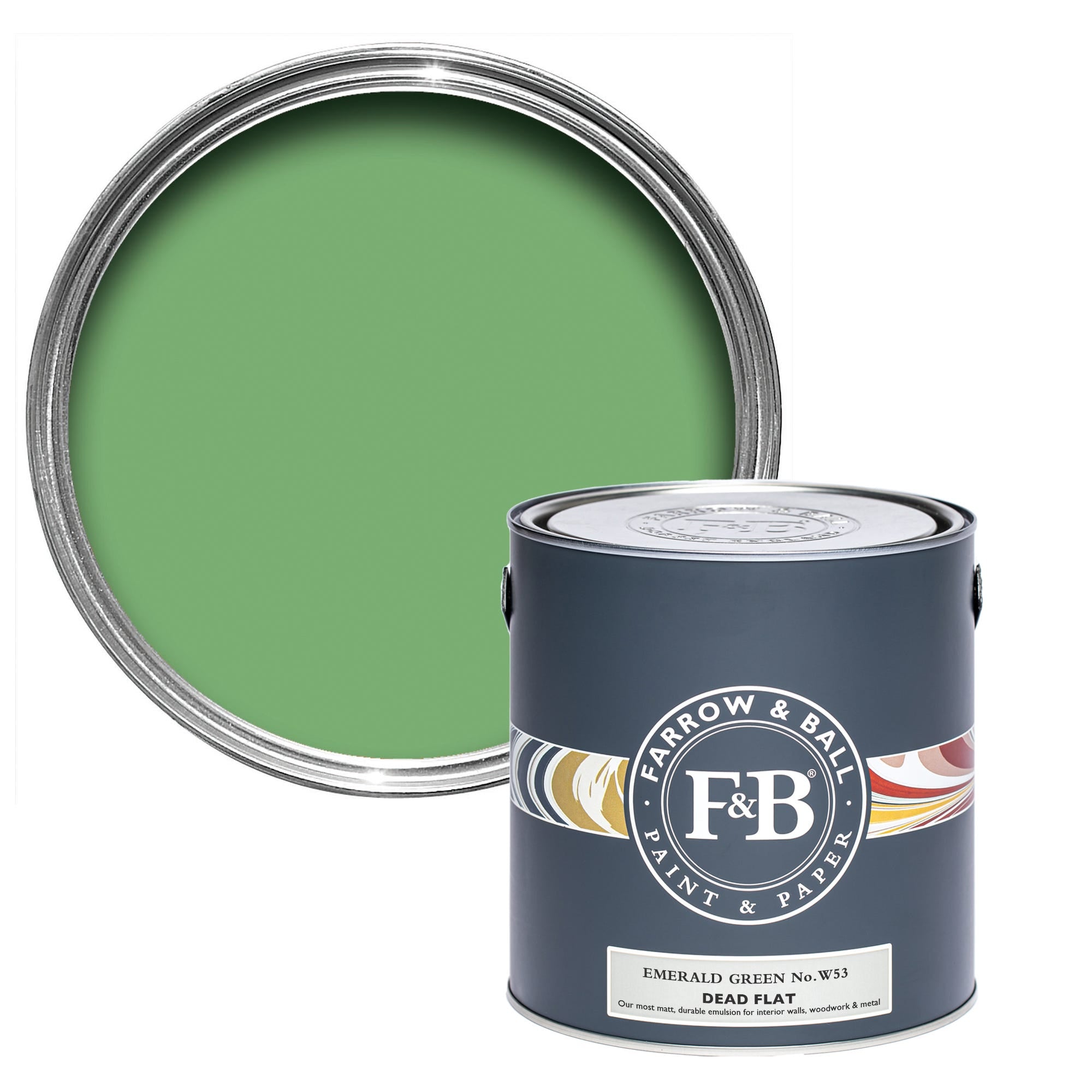 Farrow and Ball's Emerald Green No.W53